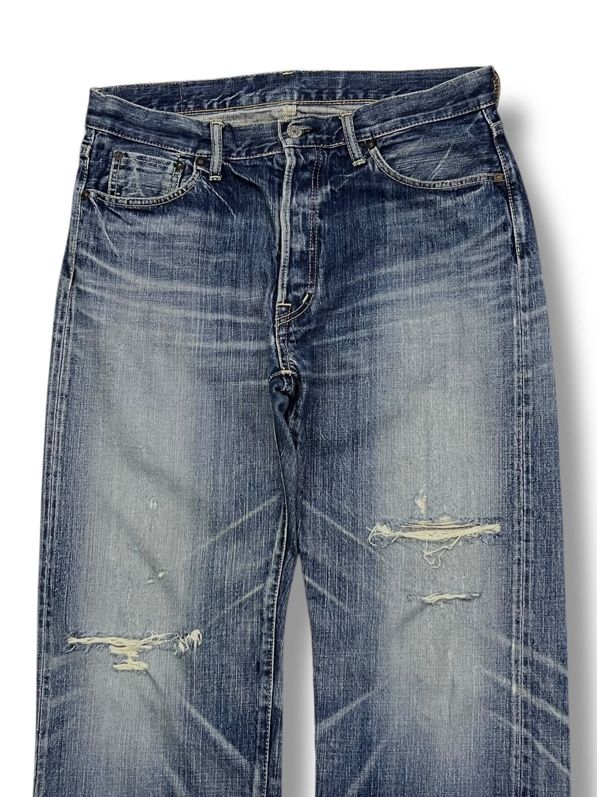 OMNIGOD Vintage 00s OMNIGOD JAPAN LOT 50009 Selvedge Japanese Denim Size US 34 / EU 50 - 4 Thumbnail