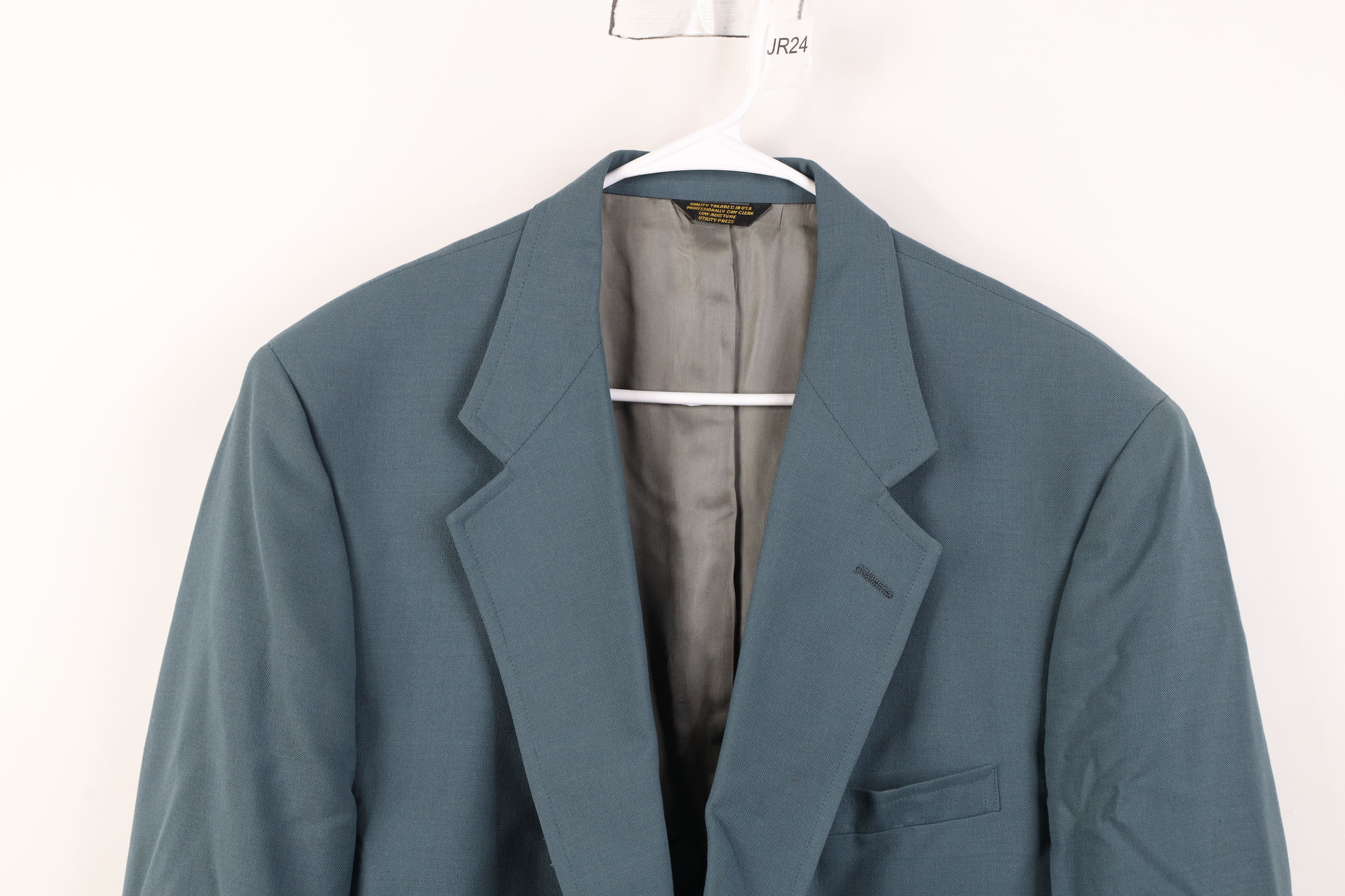 Vintage Vintage 70s Palm Beach Wool Suit Coat Blazer Jacket Blue USA Size US XXL / EU 58 / 5 - 2 Thumbnail