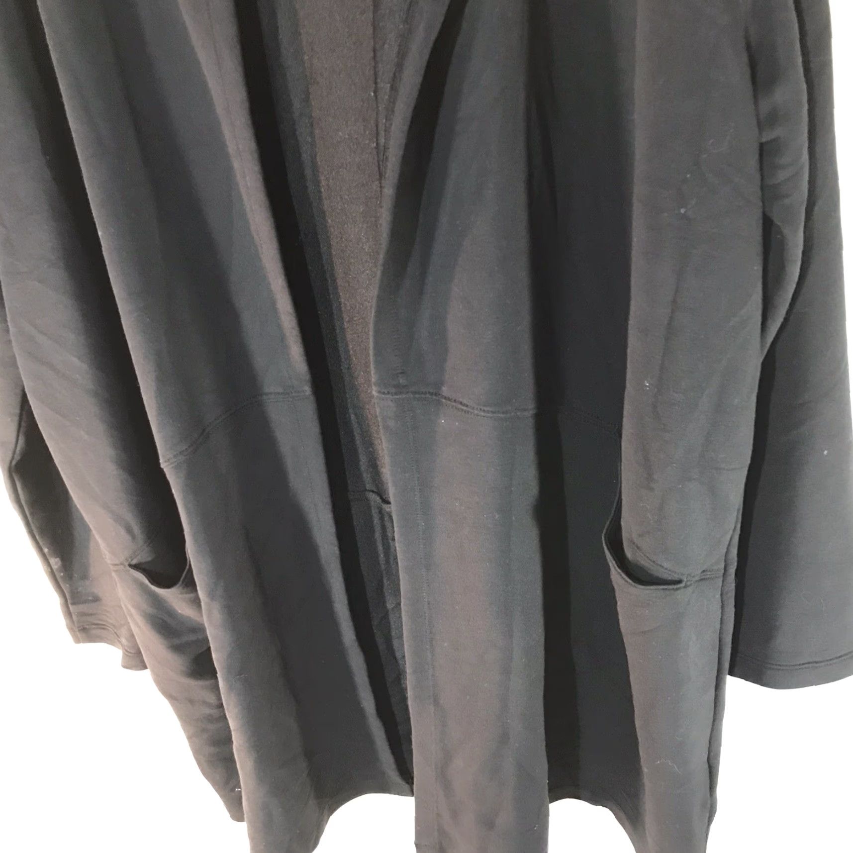 SKECHERS Skechers Hooded Jacket Black Oversized Open Front Lightweight Women’s Size XL Size XL / US 12-14 / IT 48-50 - 3 Thumbnail