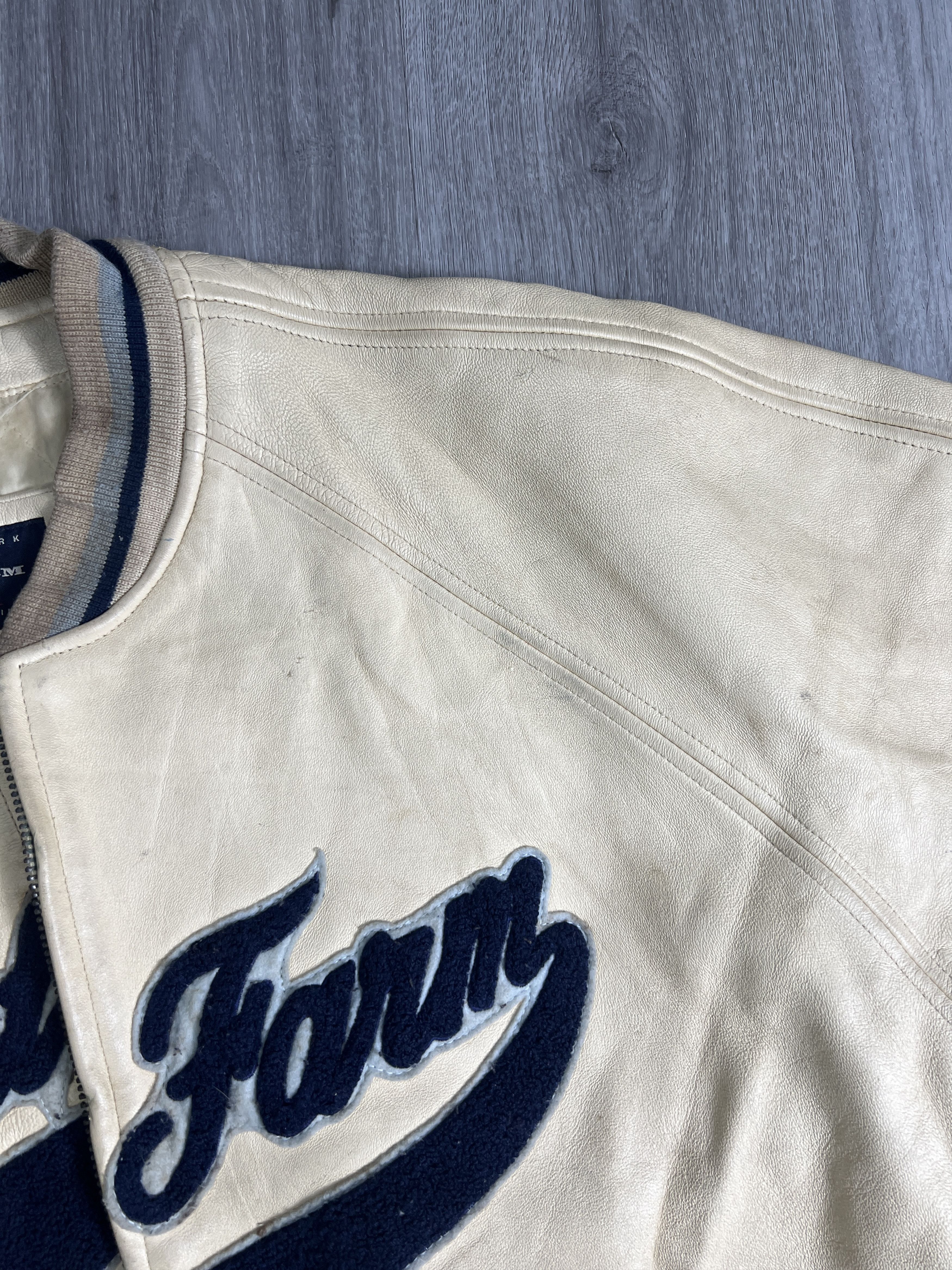 Phat Farm Vintage PHAT FARM Big Logo Leather Jacket (5XL) JK691 Size US XXL / EU 58 / 5 - 16 Thumbnail