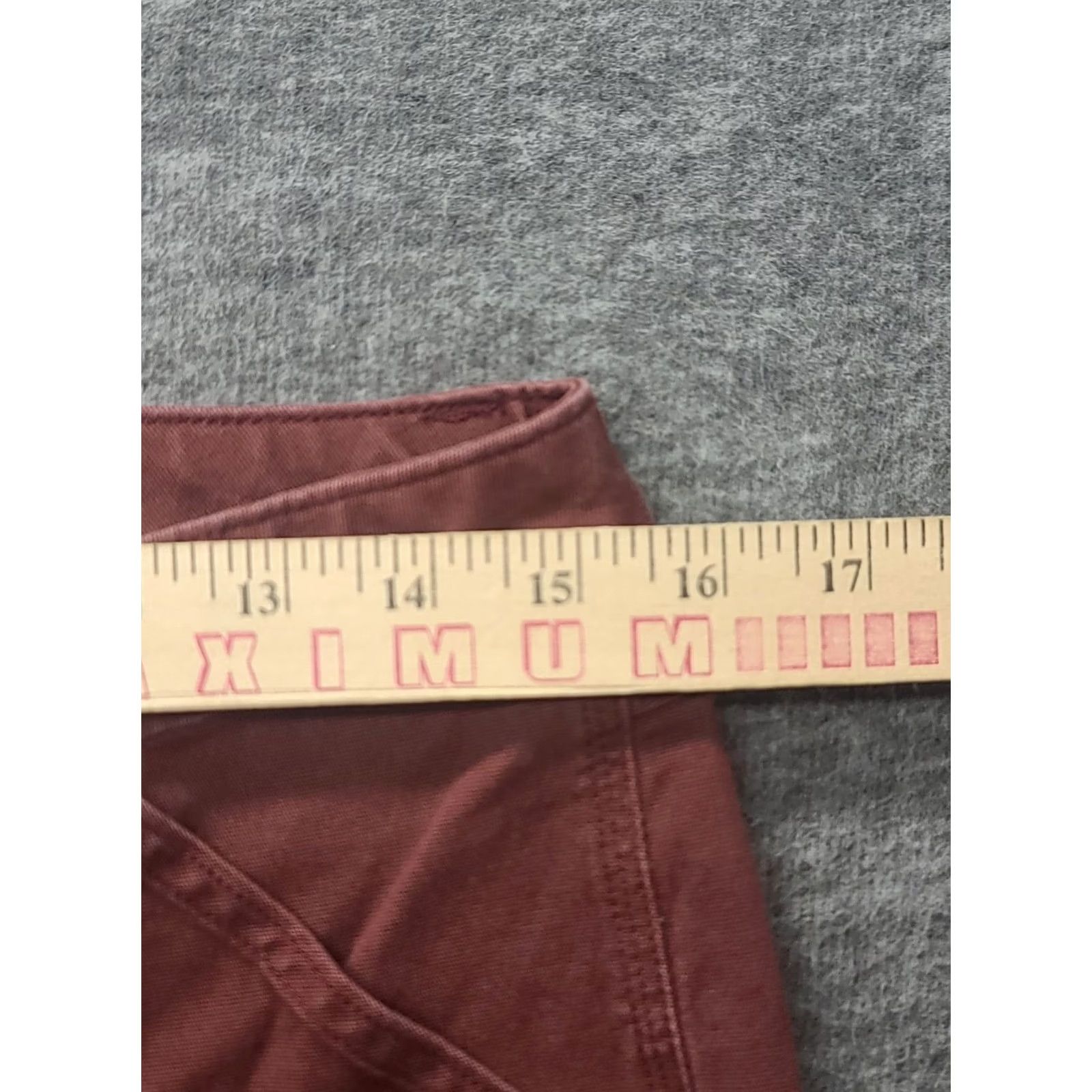 Vintage Duluth Womens Pants 8x29 DuluthFlex Fire Hose Curvesetter Cargo Regular Maroon Cotton Spandex Canvas Cargo Style City Nature Inseam 29 in Size 30" / US 8 / IT 44 - 4 Thumbnail
