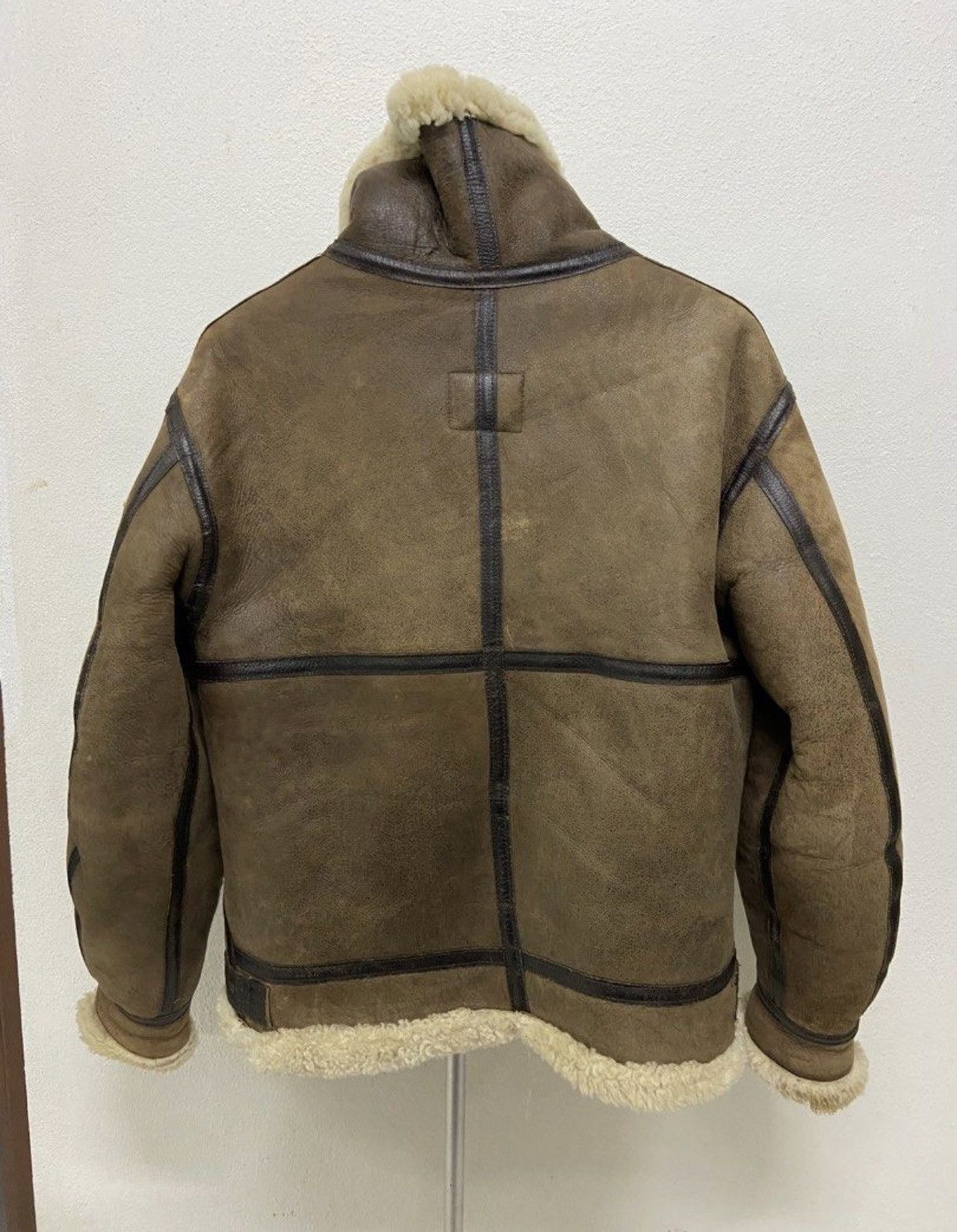 Avirex × Vintage Vtg Avirex B-3 80s OG 1986 Shearling Sheepskin Jacket Size US M / EU 48-50 / 2 - 2 Thumbnail