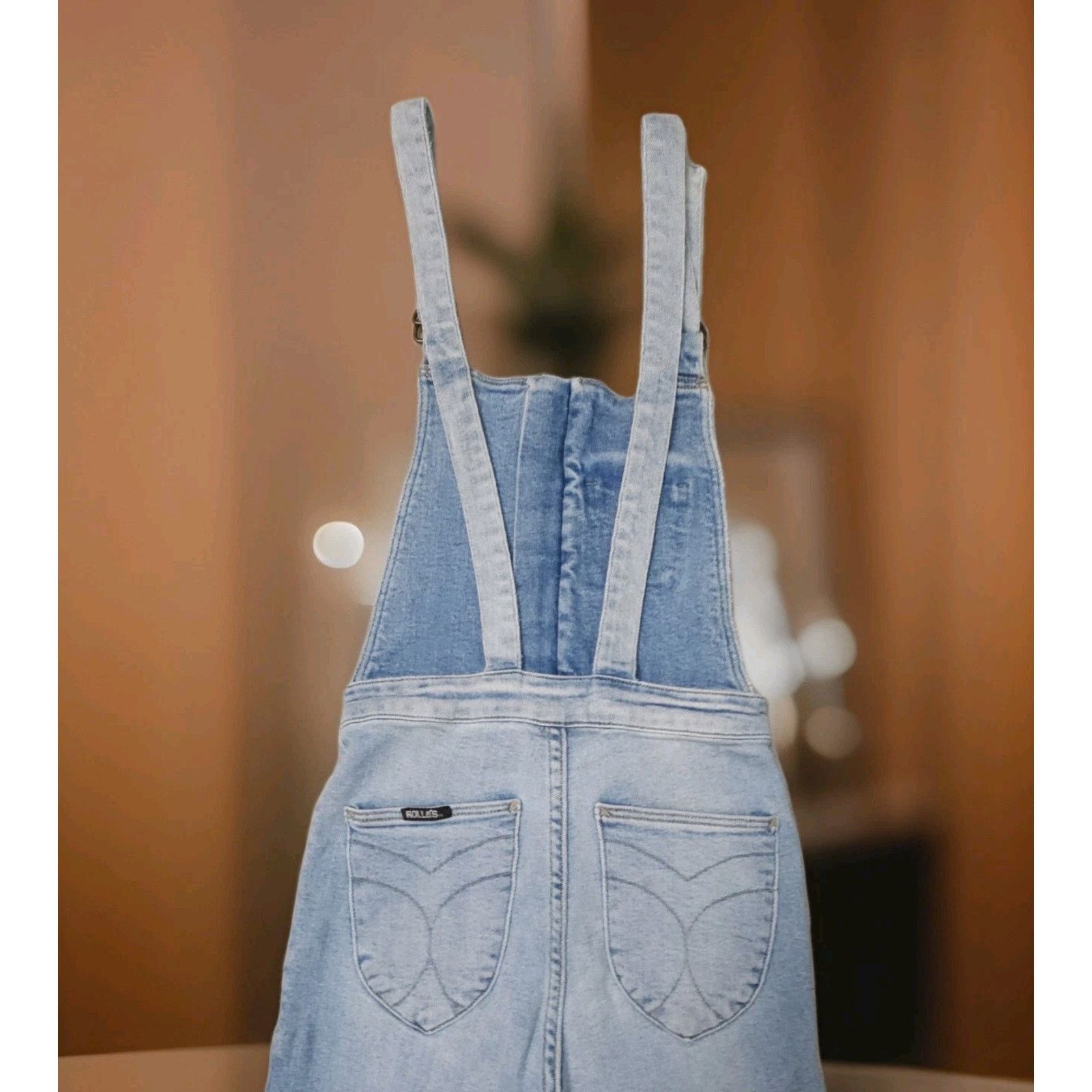 Other ROLLA'S HIGHWAY OVERALL HIGH WAIST FLARE DENIM DUNGAREES Size 25" / US 0 / IT 36 - 5 Thumbnail