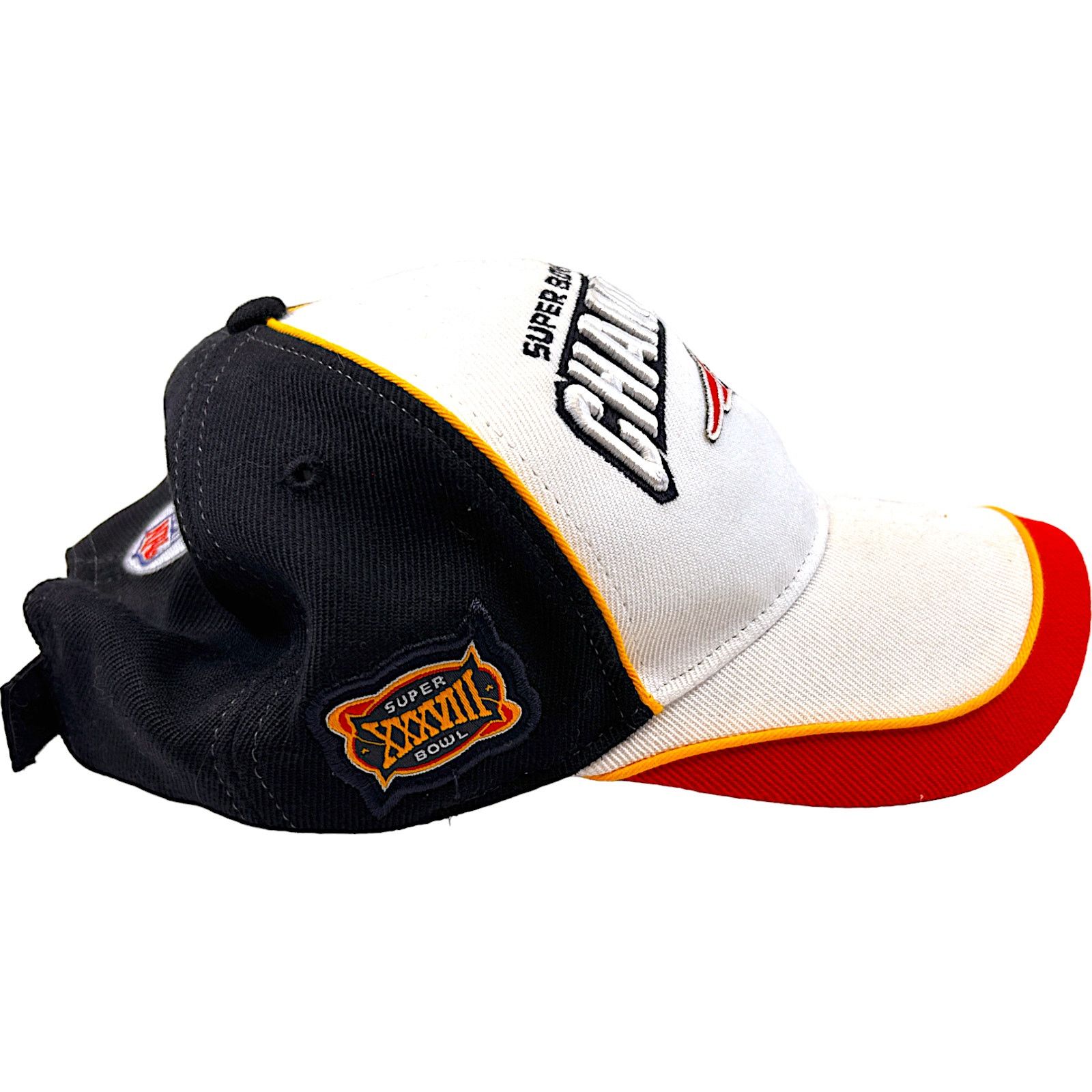 NFL × Reebok New England Patriots 2003 Super Bowl XXXVIII Champions Hat Size ONE SIZE - 3 Thumbnail