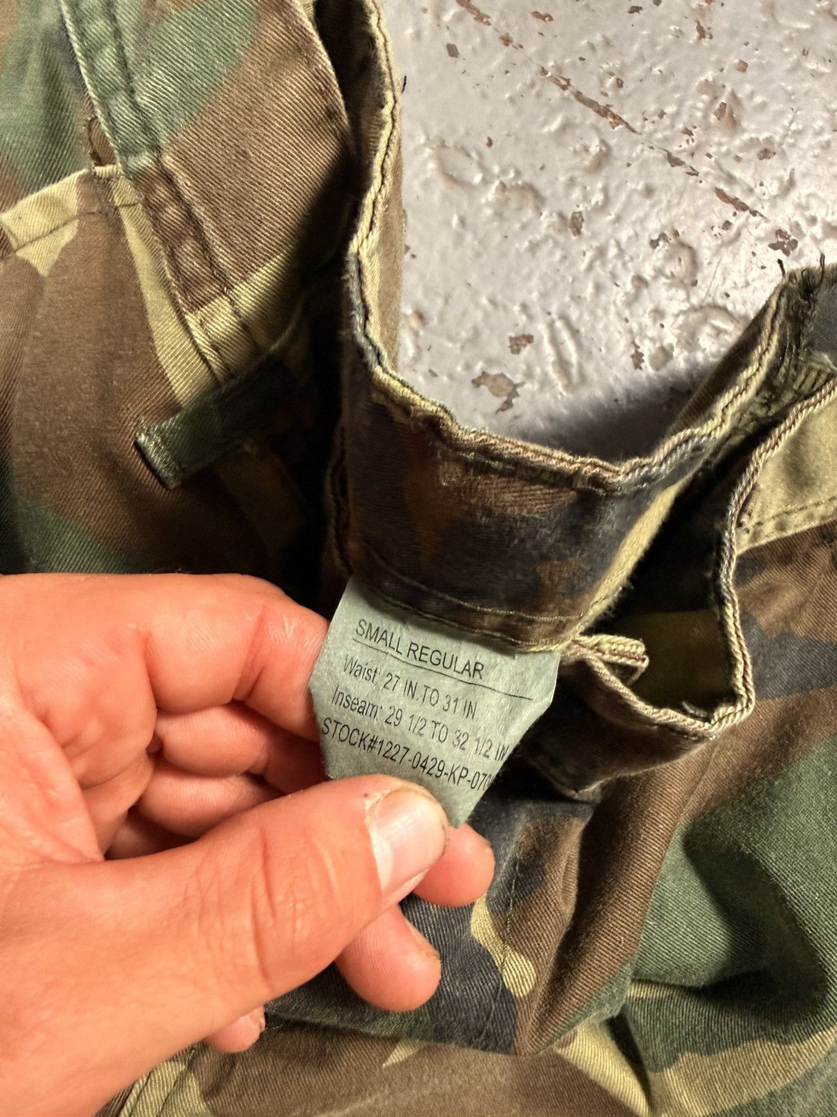 Other Vintage Dark Green USA Army Cargo Pants Size US 30 / EU 46 - 7 Thumbnail