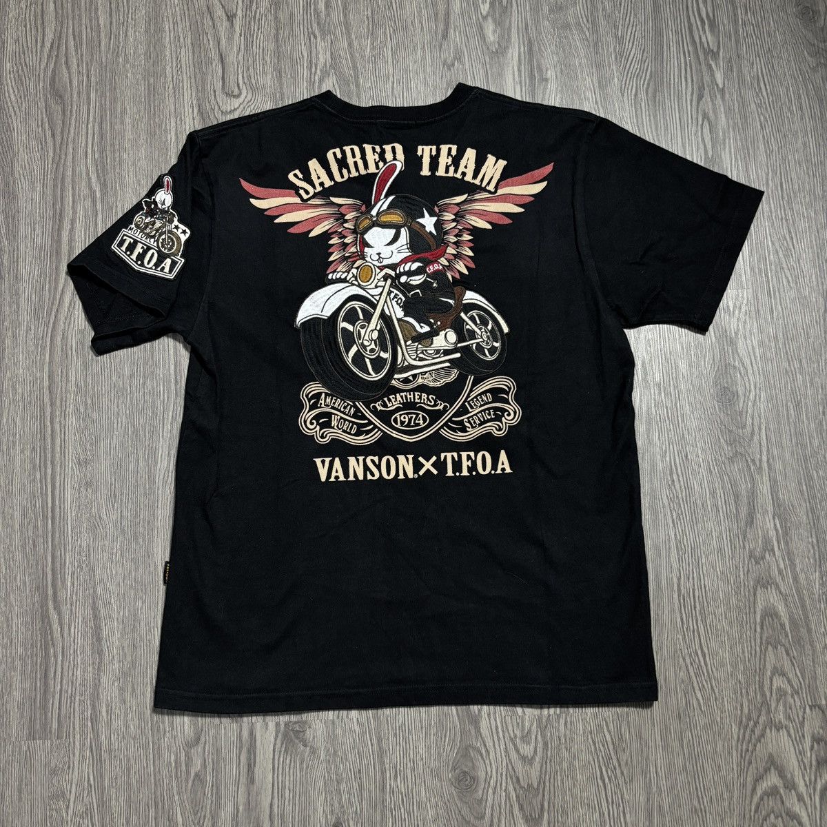 Vanson Leathers Vanson x TFOA T-shirt Size US L / EU 52-54 / 3 - 1 Thumbnail