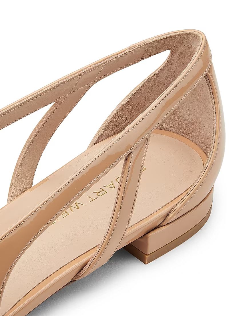 Stuart Weitzman os11x0126 Stuart Power Cutout Flats in Beige Size US 11 / IT 41 - 4 Thumbnail