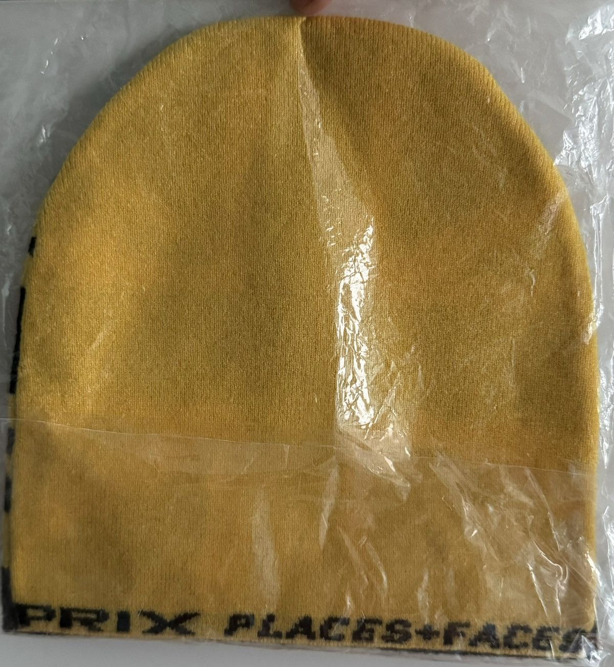 Places + Faces PRIX x P+F Beanie Yellow Size ONE SIZE - 2 Thumbnail
