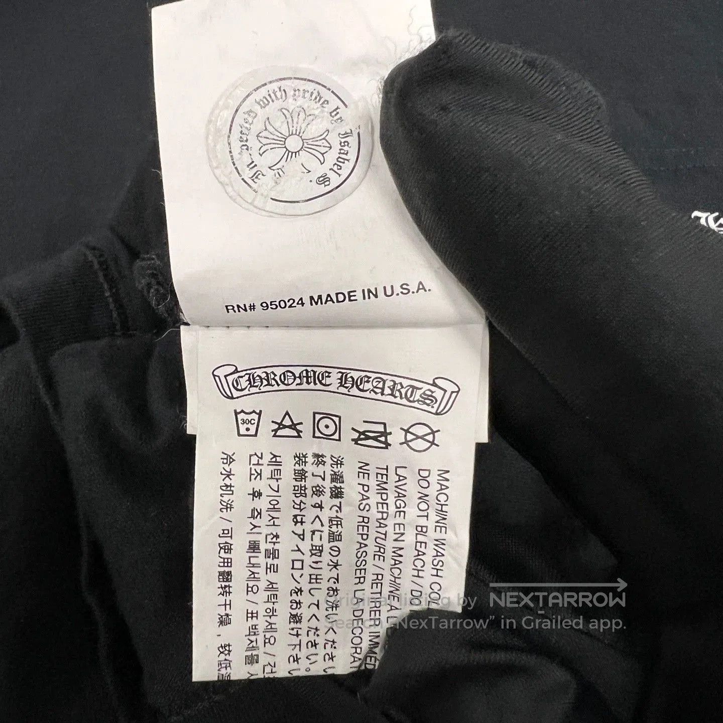 Chrome Hearts chrome hearts black long sleeve shirt. Size US S / EU 44-46 / 1 - 5 Thumbnail