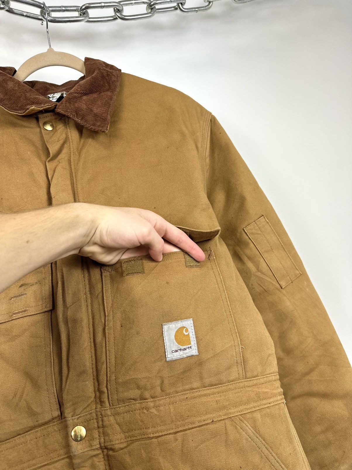 Carhartt Vintage 90s Carhartt USA Lined Utility Arctic Detroit Jacket Size US L / EU 52-54 / 3 - 4 Thumbnail
