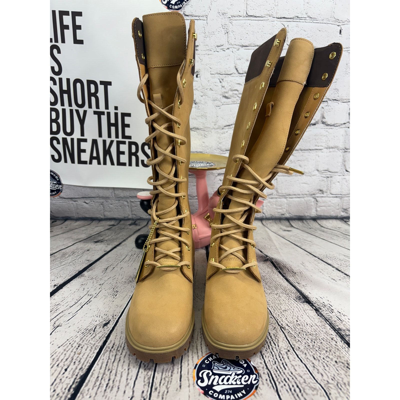 Timberland Timberland 50th Edition 14 Inch Tall Boots Womens 6.5 Butter Size US 6.5 / IT 36.5 - 2 Thumbnail