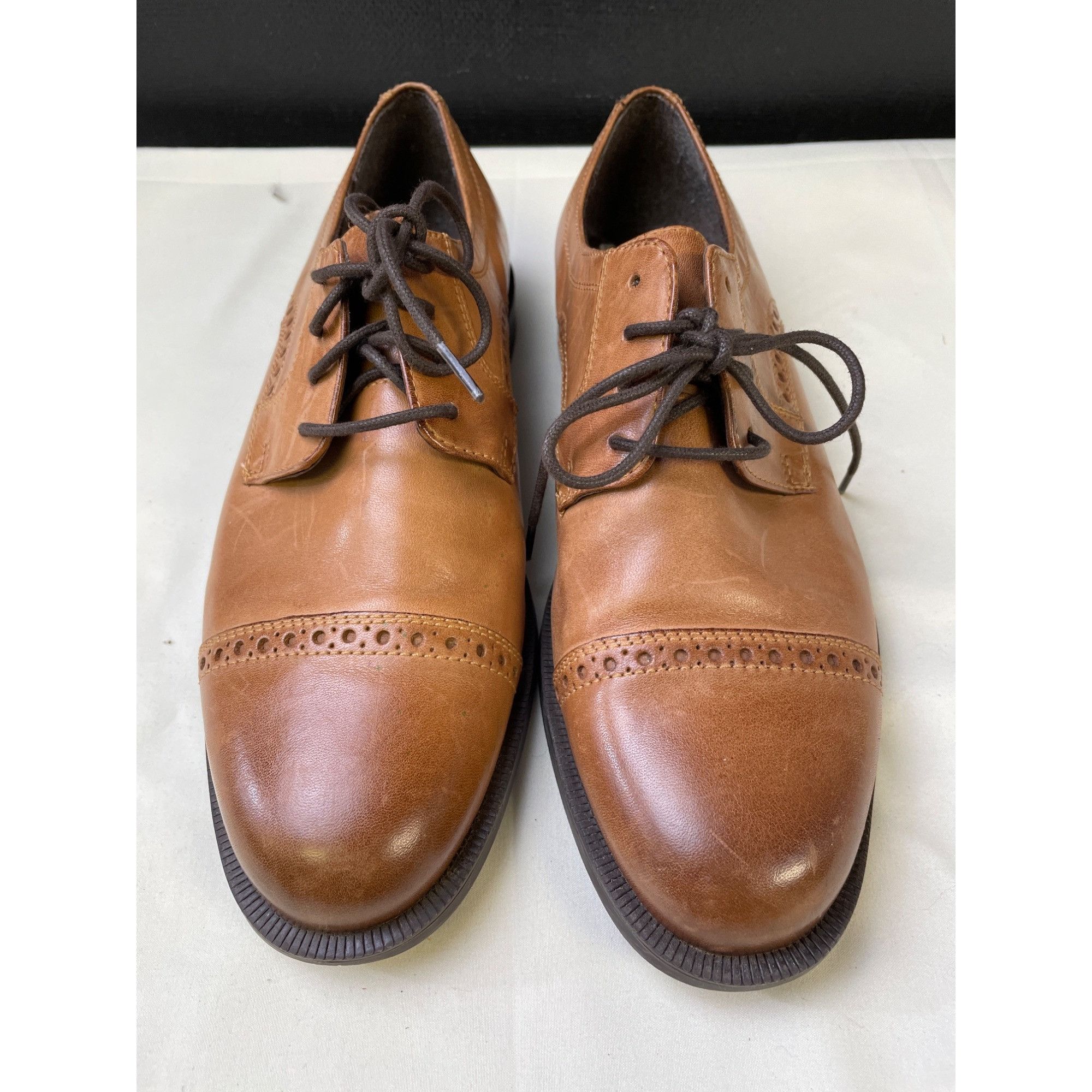 Cole Haan Men\'s Brown Leather Cap toe Oxfords/ Shoes SIze 9 SKU 4385 Amazon.com | Cole Haan Mens Benton Ii Oxford Cap Toe Dress  main image 4