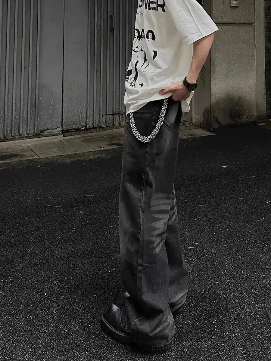 Japanese Brand Retro washed loose hip-hop jeans Size US 32 / EU 48 - 3 Thumbnail