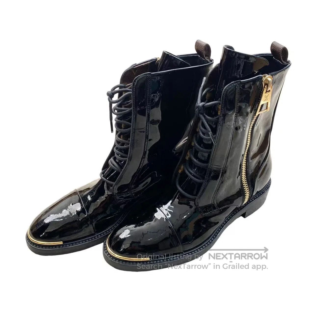Louis Vuitton Louis Vuitton Zipper logo splicing booties| Size US 7.5 / IT 37.5 - 1 Thumbnail