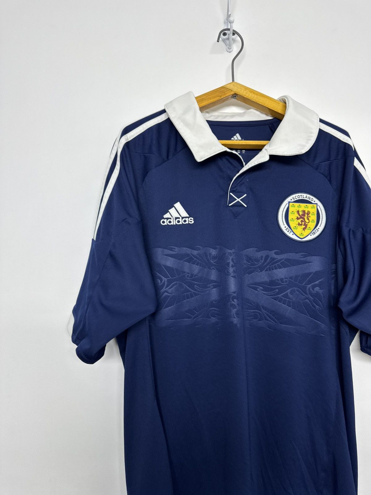 Adidas SCOTLAND 2012 2013 HOME FOOTBALL SHIRT SOCCER JERSEY ADIDAS Size US L / EU 52-54 / 3 - 1 Thumbnail