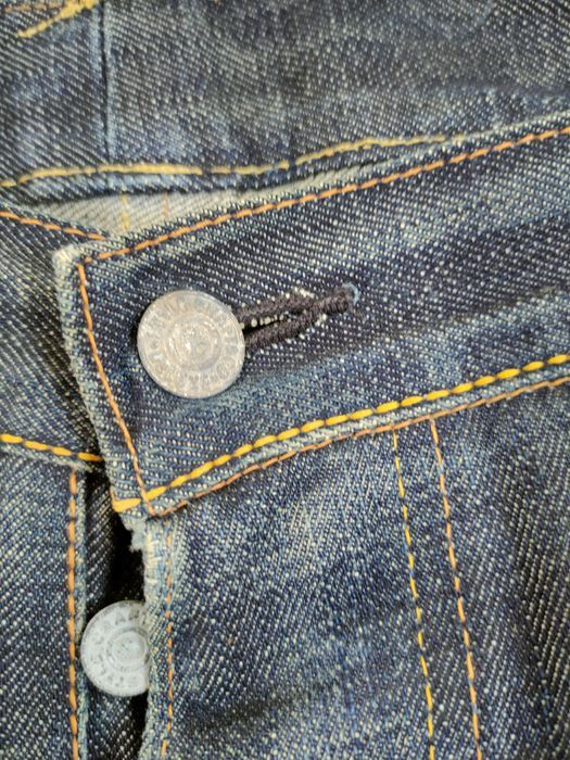 Evisu × Japanese Brand 💥RARE Evisu Lot 5506 hard denim distressed japan #46-896DLL Size US 34 / EU 50 - 7 Thumbnail