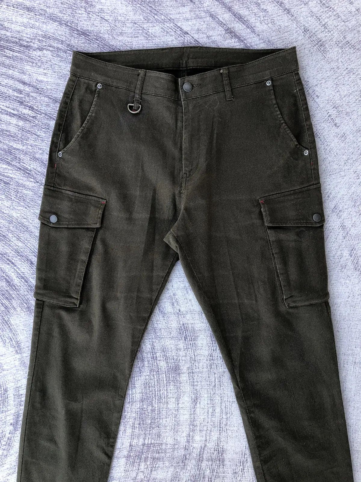 Other Cargo Olive Pipue de pique Multipocket Rare Pattern Size US 33 - 2 Thumbnail