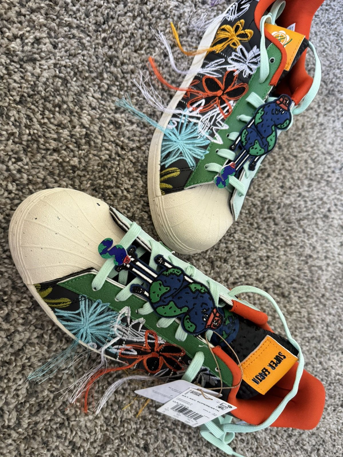 Jeremy Scott Adidas super earth, shoelace accessories Size ONE SIZE - 6 Thumbnail