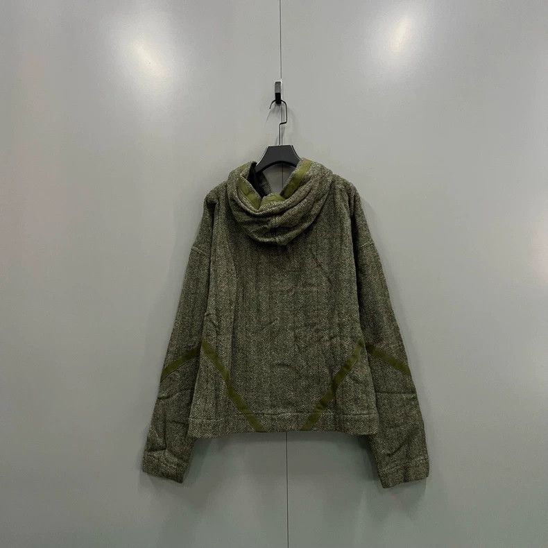 Greg Lauren greg lauren Dark green hoodie 2506-Nextarrow Size US M / EU 48-50 / 2 - 2 Thumbnail