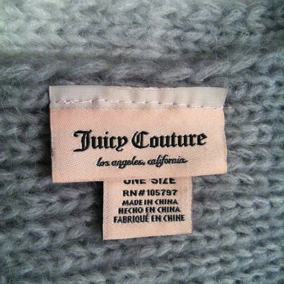 Juicy Couture JUICY COUTURE WOMEN'S NEW ACRYLIC BLEND SCARF+HAT SET Size ONE SIZE - 8 Thumbnail