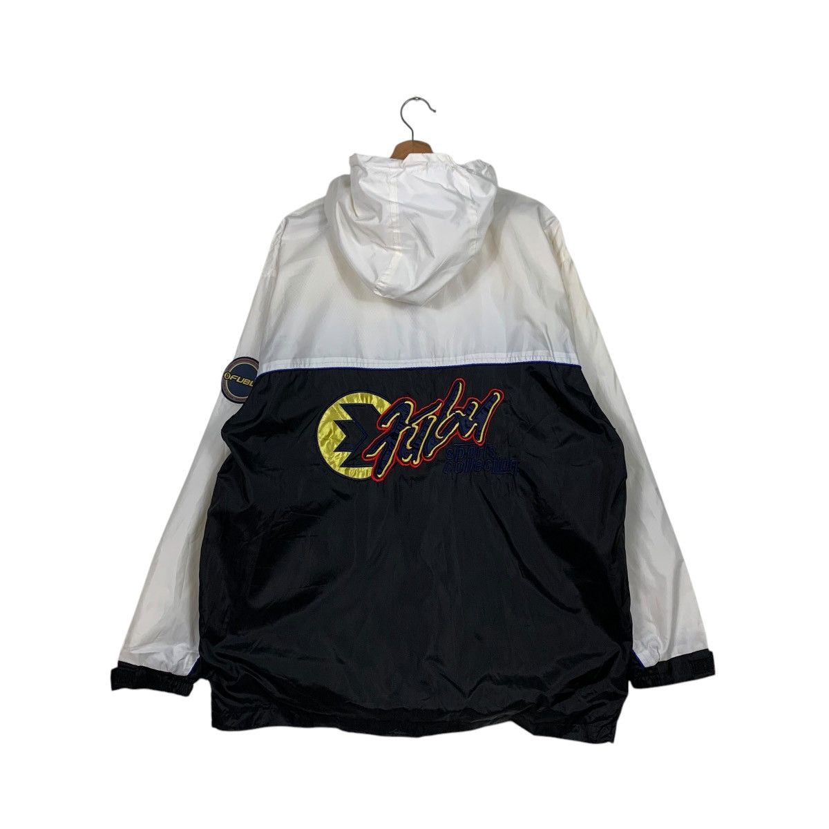 Fubu FUBU Big Logo Hoodie Light Jacket Windbreaker #1932-C84 Size US L / EU 52-54 / 3 - 7 Thumbnail