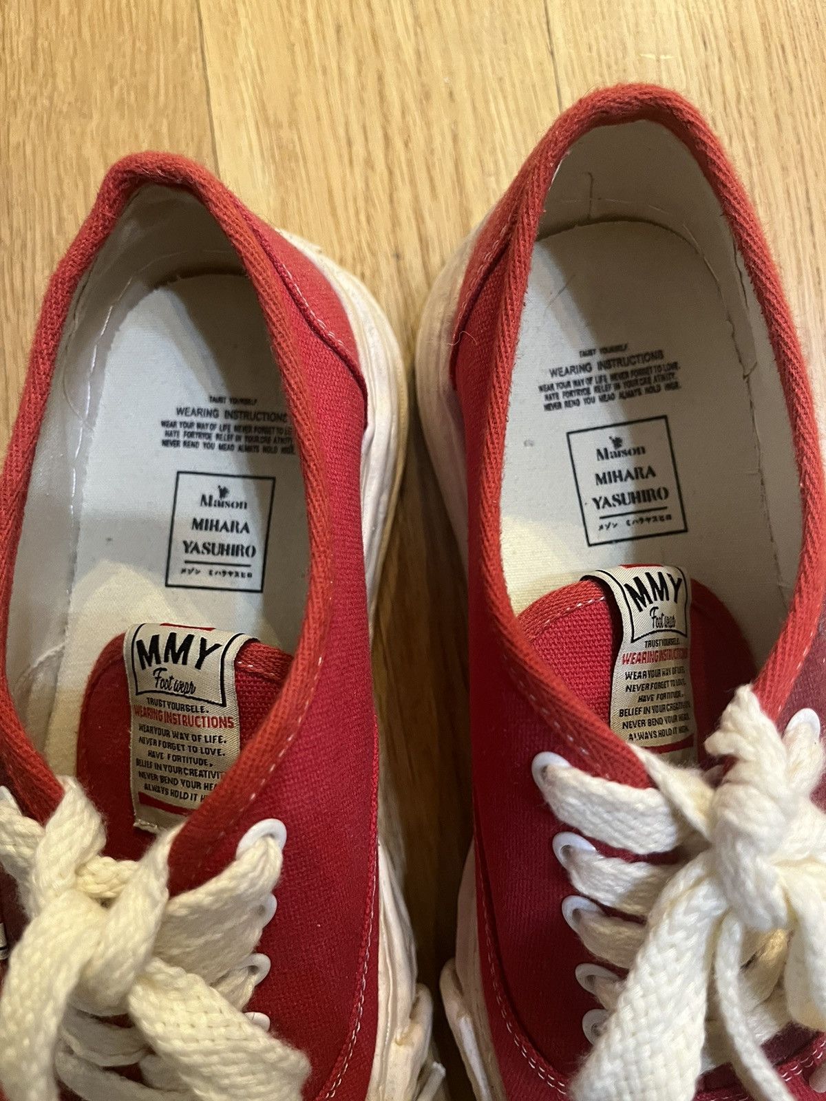 Maison MIHARA YASUHIRO Mihara Yasuhiro OG overdyed baker red Size US 9 / EU 42 - 2 Thumbnail