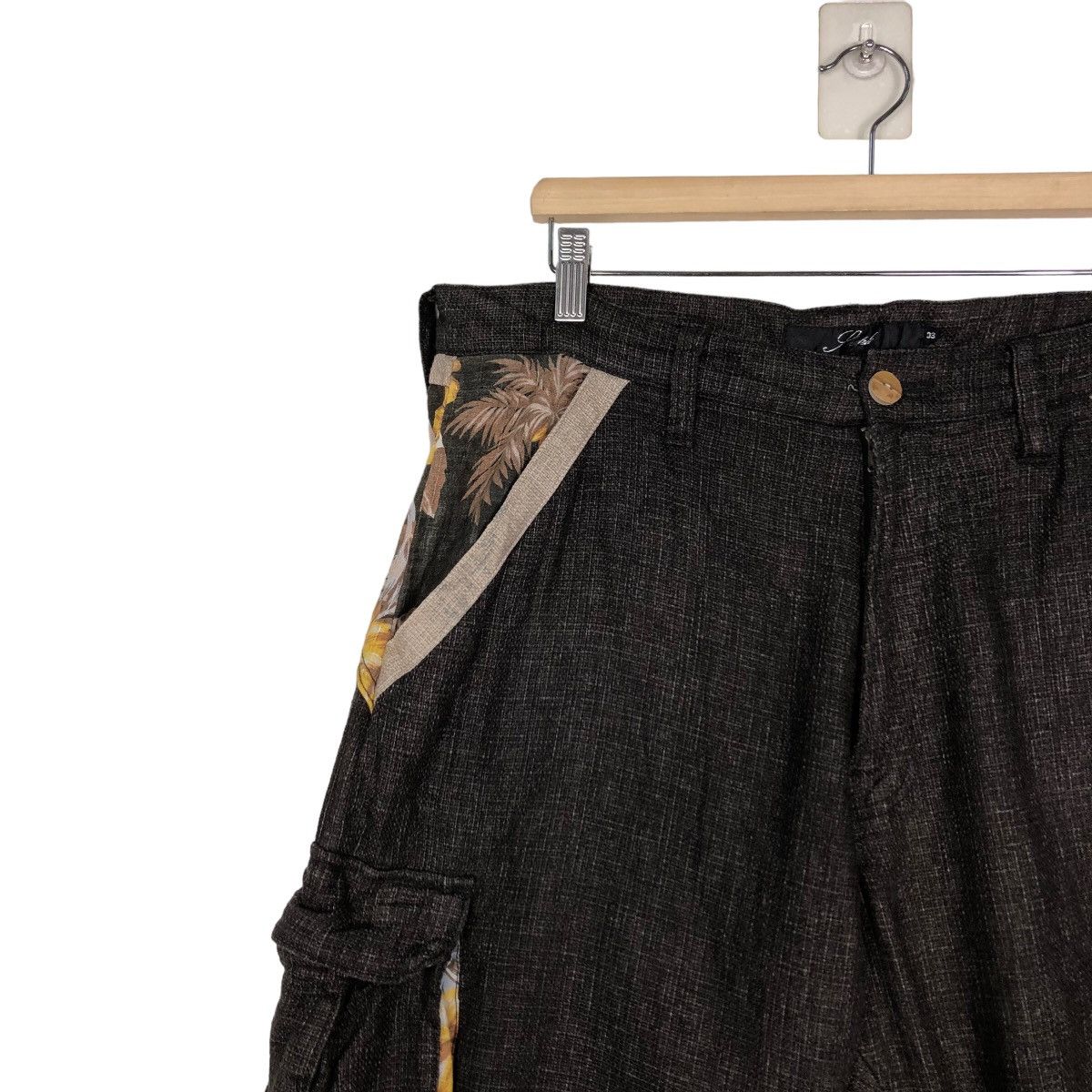 Hysteric Glamour 🔥Vintage Cargo Short Pants Biker Shapel Japan Made Size US 36 / EU 52 - 6 Thumbnail