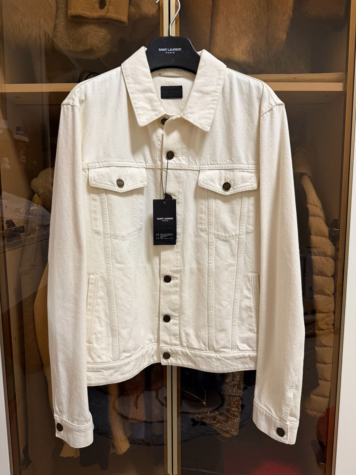 Yves Saint Laurent Saint Laurent Denim Jacket for Men Size US M / EU 48-50 / 2 - 1 Thumbnail