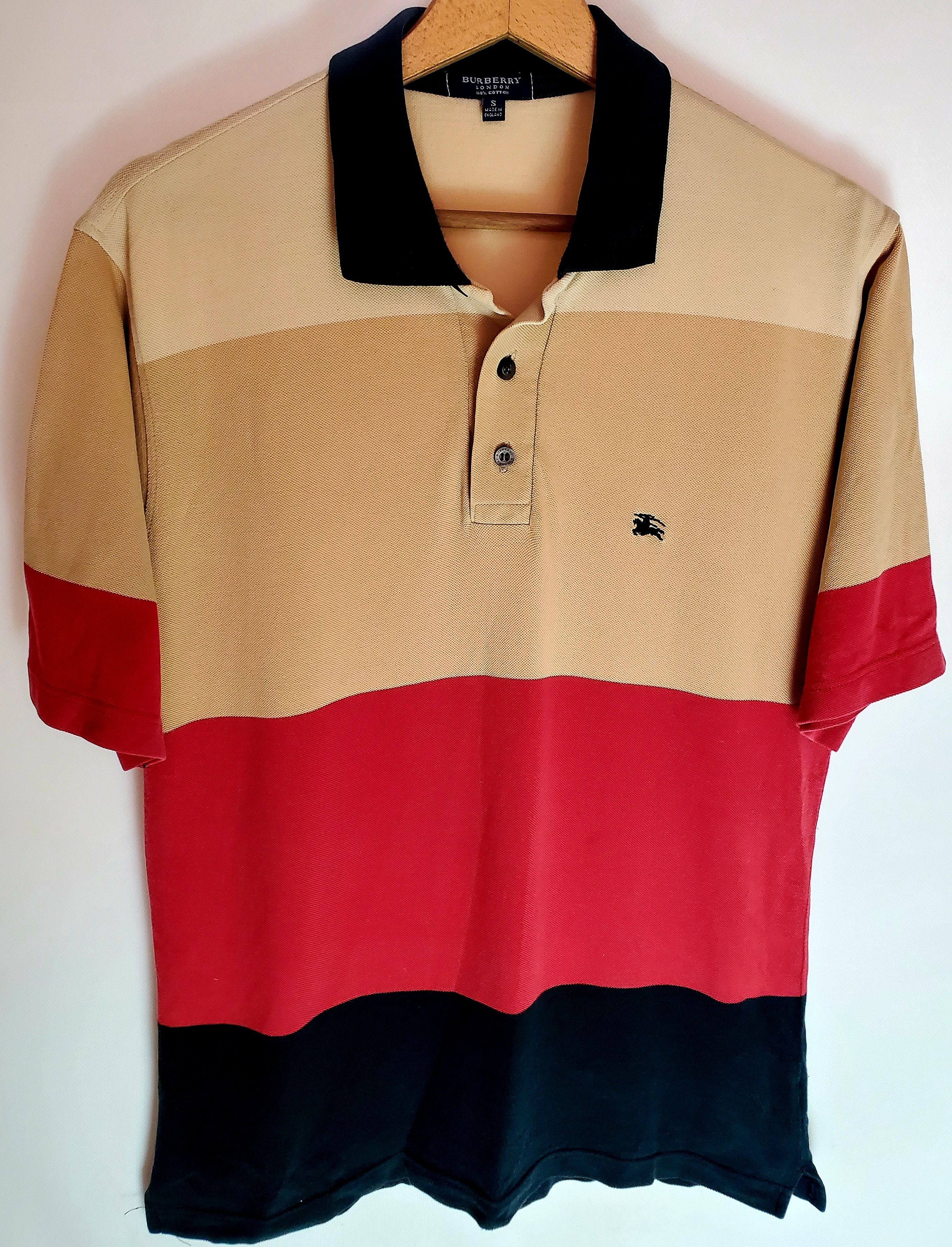 Burberry BURBERRY Polo Shirt with Stripes size S Size US S / EU 44-46 / 1 - 1 Thumbnail
