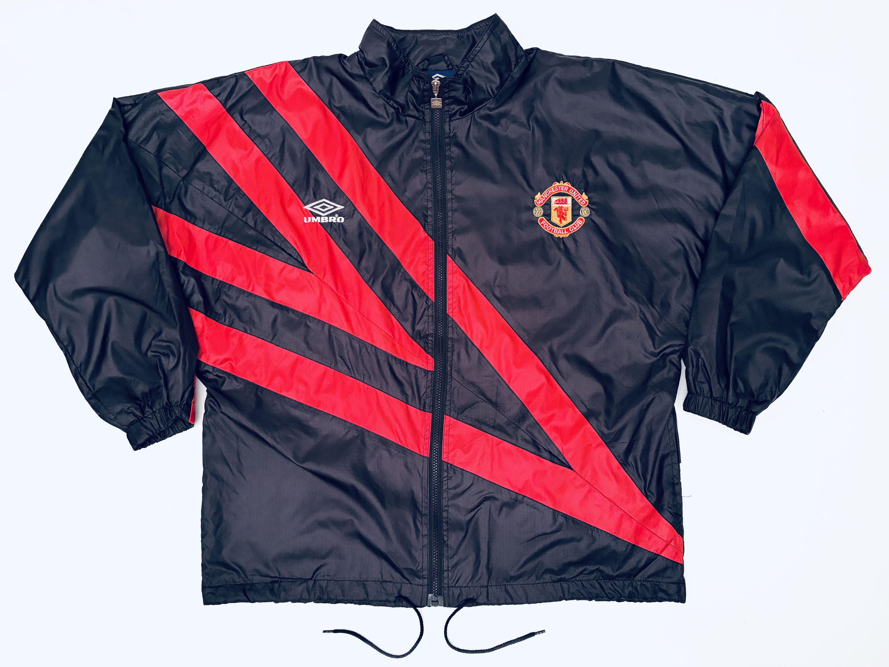Umbro Manchester United Training Jacket 1992 1994 Windbreaker Size US L / EU 52-54 / 3 - 4 Thumbnail