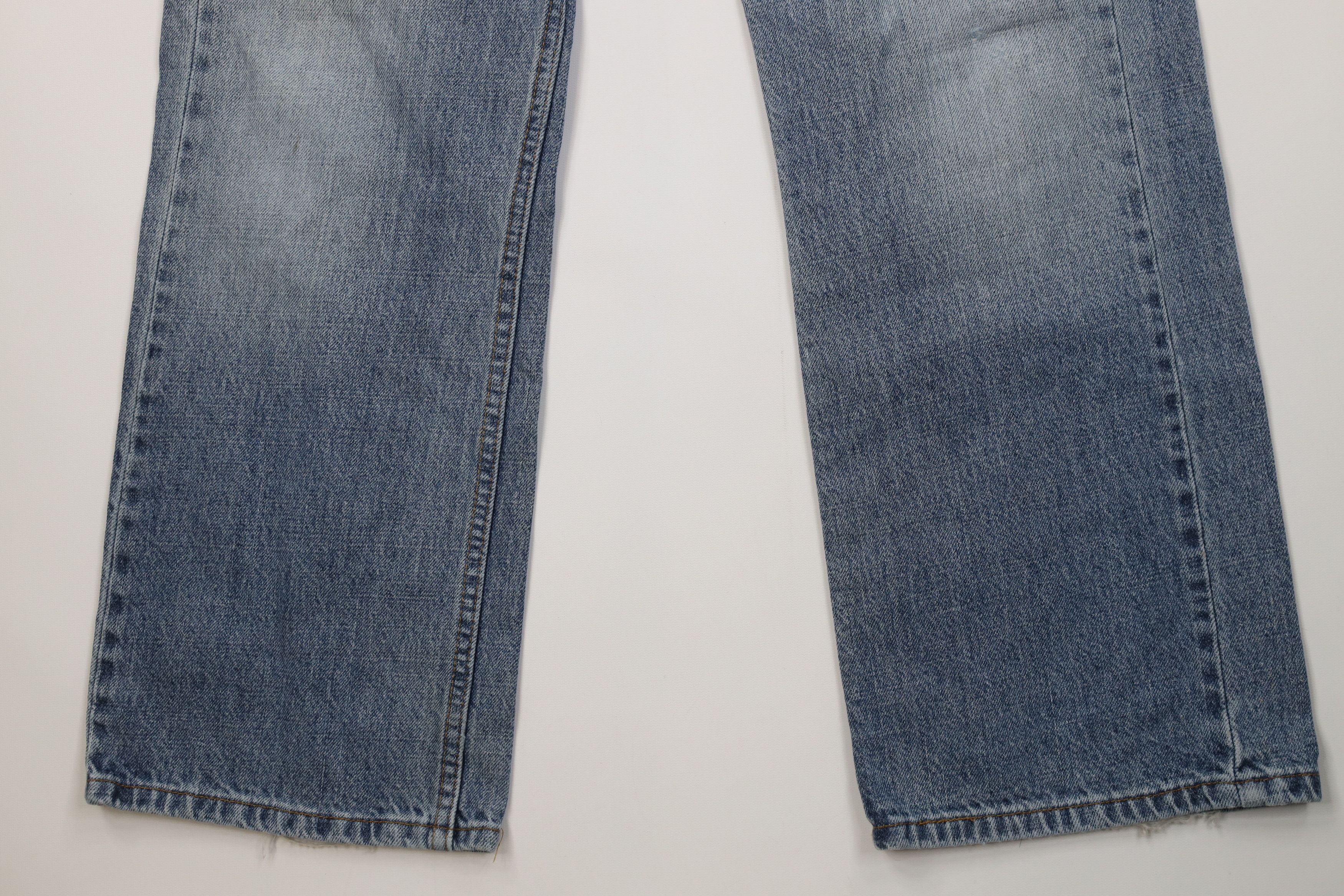 Levi's Vintage Y2K Levis Flared Bootcut Denim Jeans Blue Cotton Size US 30 / EU 46 - 4 Thumbnail