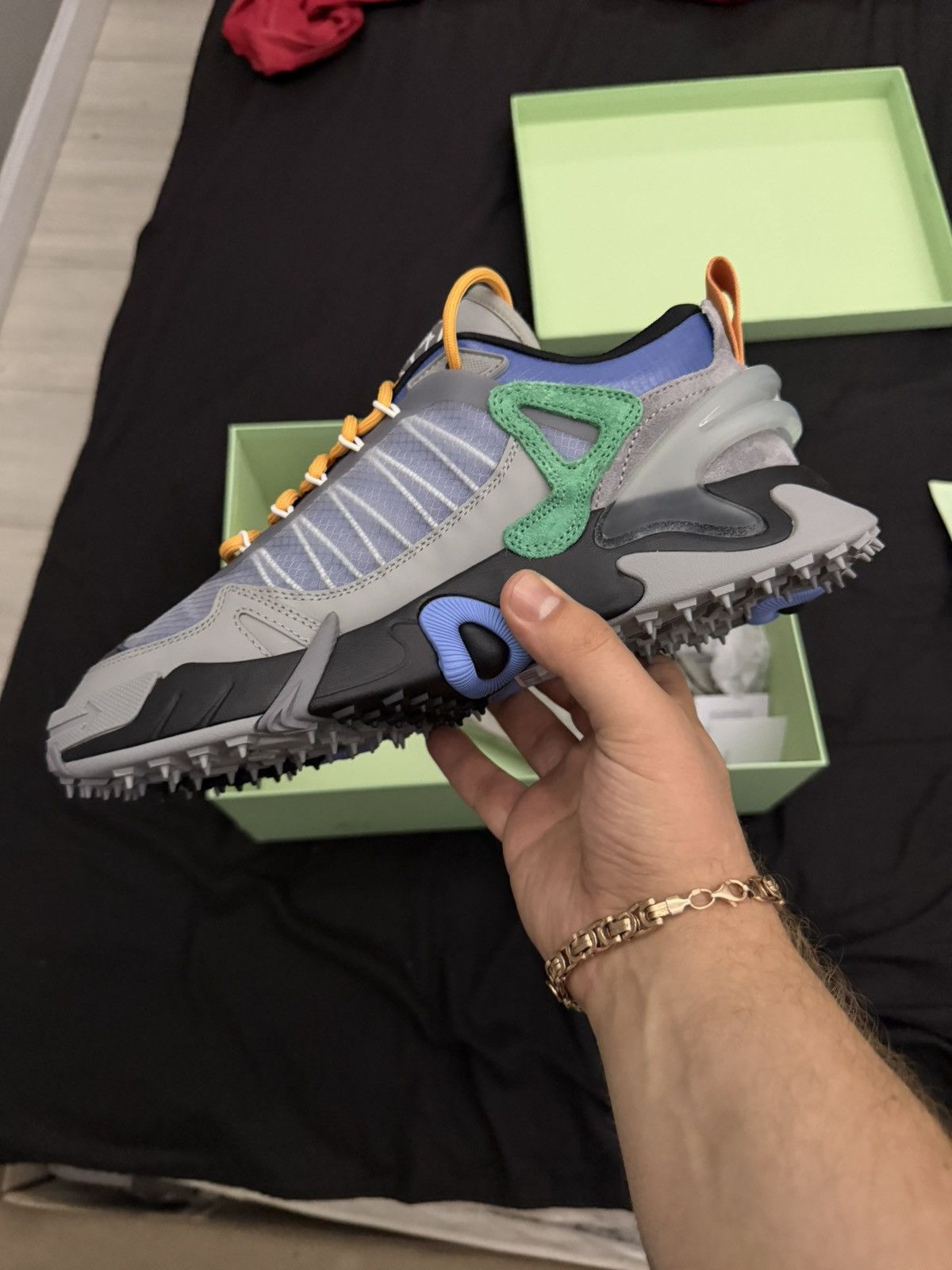 Off-White Off White Odsy 2000 Grey Orange Size US 10 / EU 43 - 2 Thumbnail