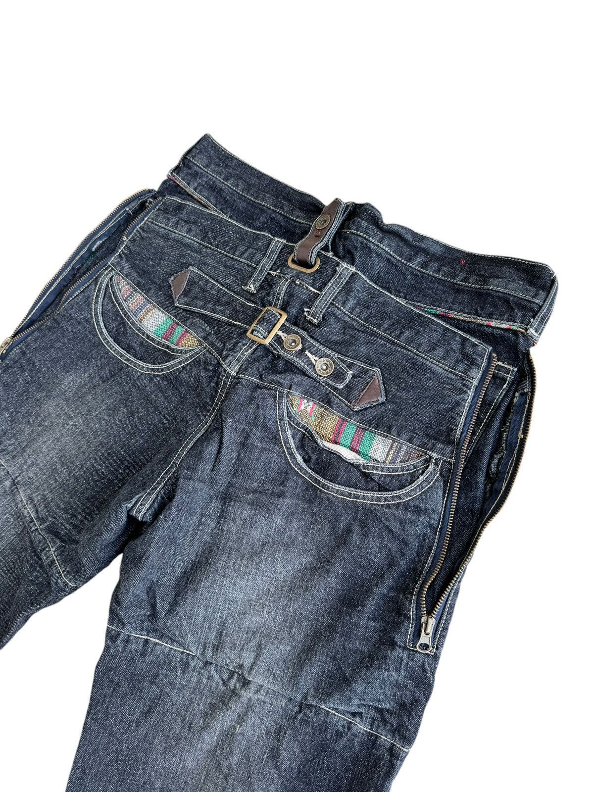 Japanese Brand × Tornado Mart Japanese Brand Gumo International Double Waist Jeans Size US 32 / EU 48 - 9 Thumbnail