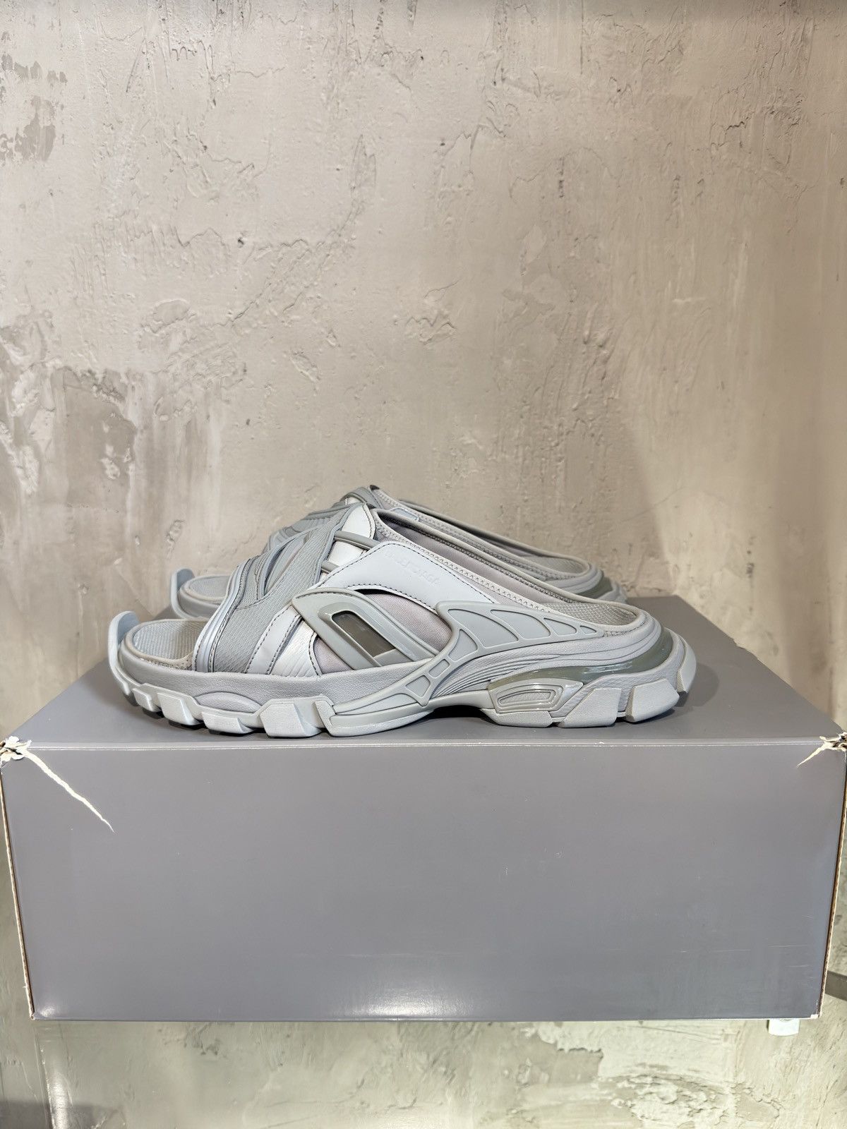 Balenciaga Track Slide Sandal Size US 10 / EU 43 - 2 Thumbnail