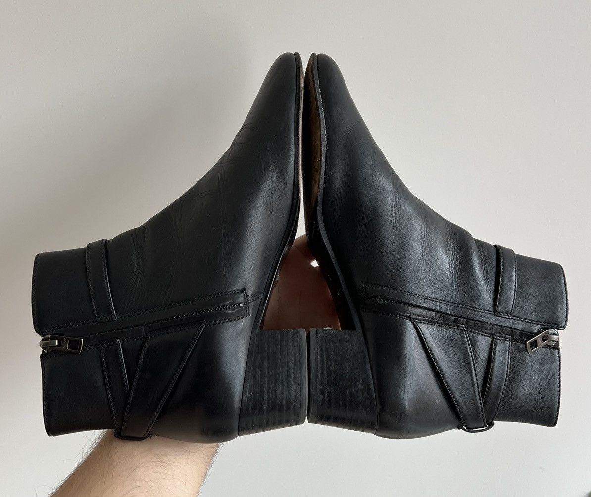 Coach × Designer Coach Ankle Black Leather Boots Shoes Size US 9.5 / IT 39.5 - 5 Thumbnail