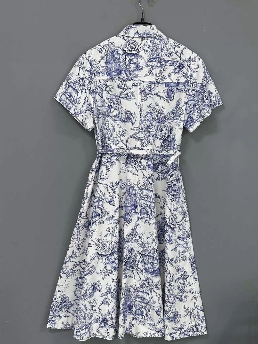 Dior Dior Floral Print Midi Dress Women's 38 Size S / US 4 / IT 40 - 3 Thumbnail