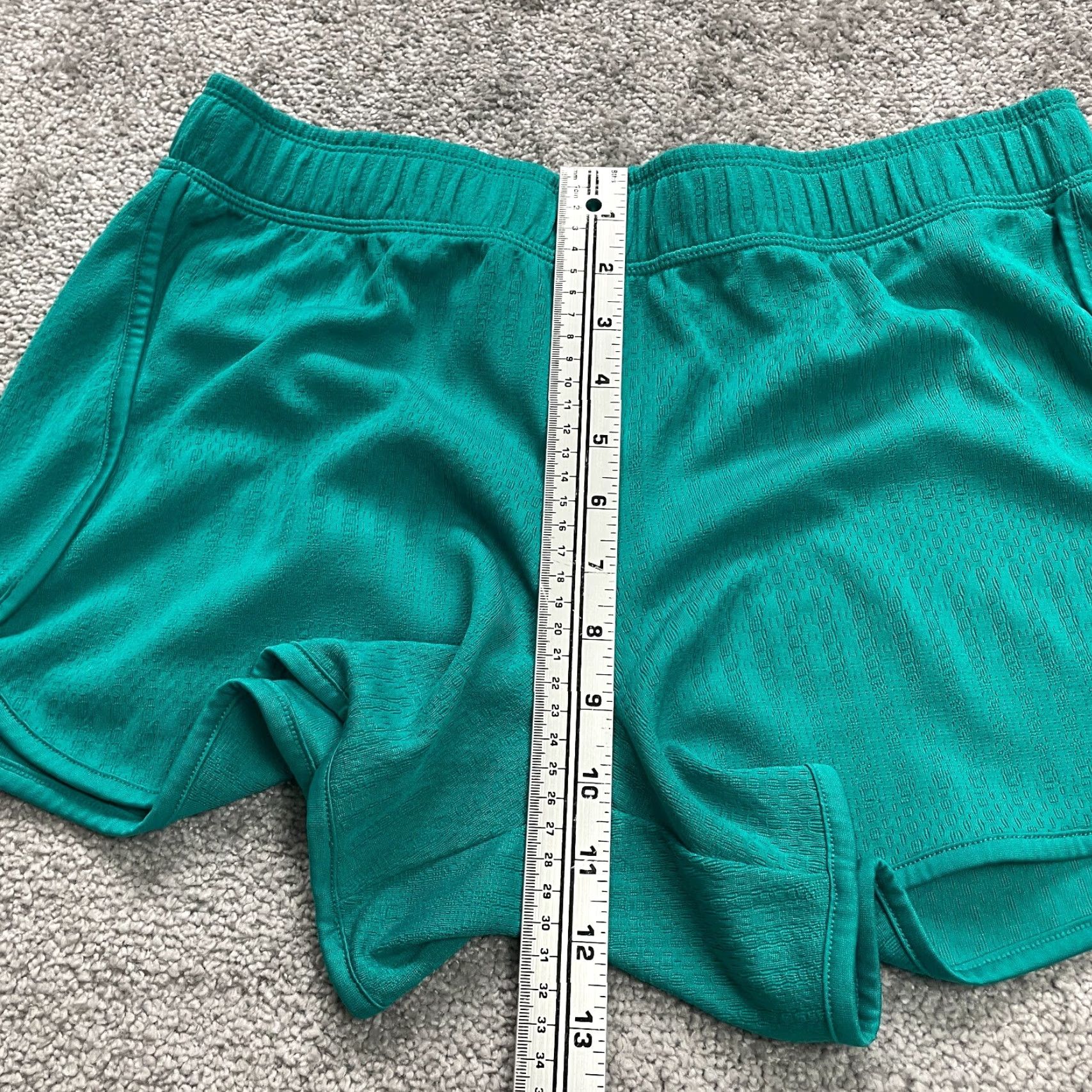 Athletic Works Athletic Works Active Shorts Womens Medium Green Elastic Waist Running Gym 32x4 Size 32" / US 10 / IT 46 - 7 Thumbnail