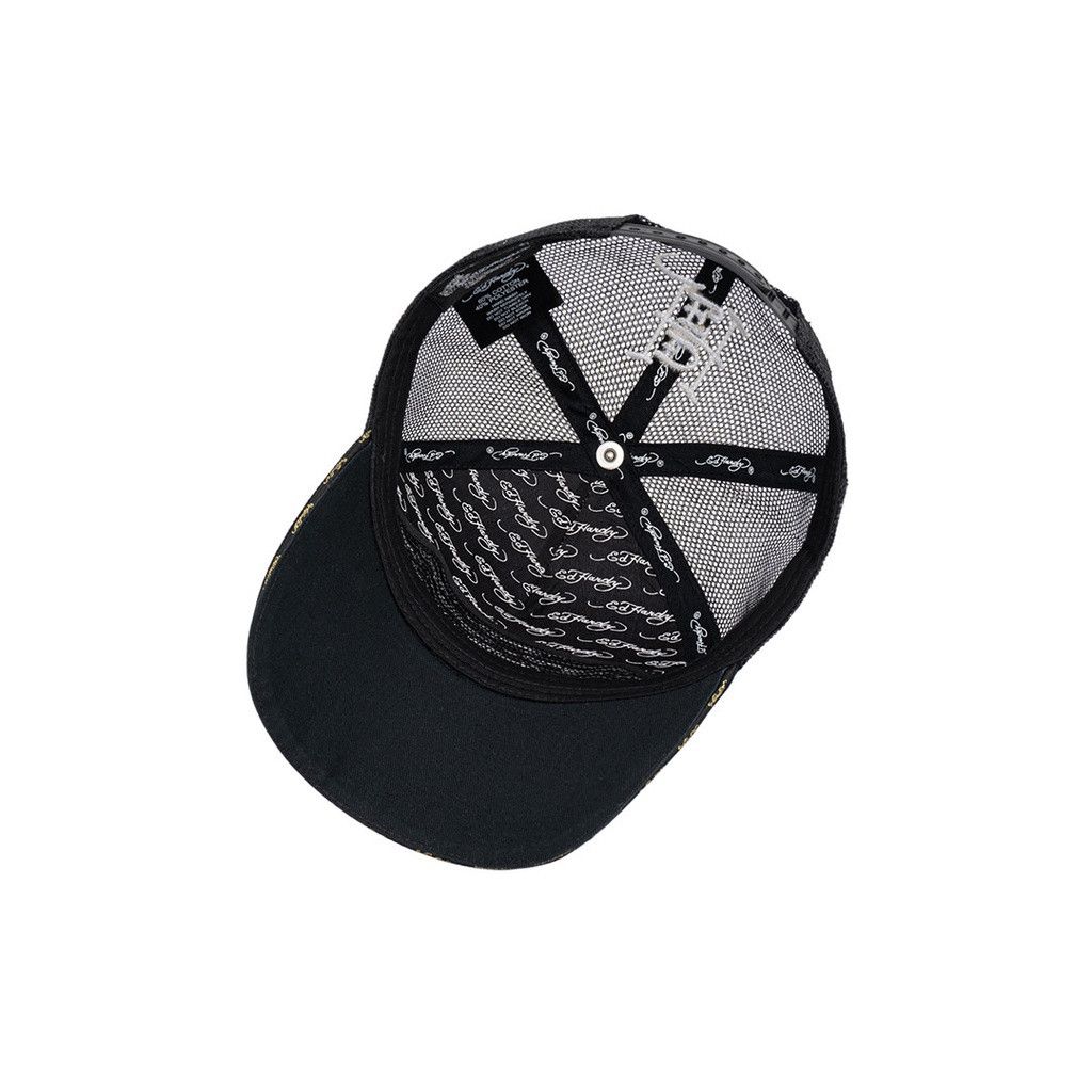 Ed Hardy Unisex Ed Hardy Majestic Dragon Trucker Cap Size ONE SIZE - 4 Thumbnail