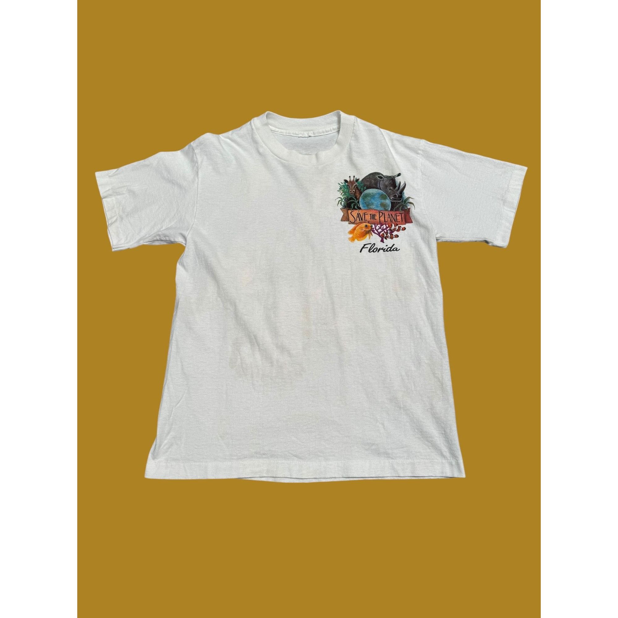 Other 90s Single Stitched "Save the Planet" T-Shirt Size US M / EU 48-50 / 2 - 1 Thumbnail