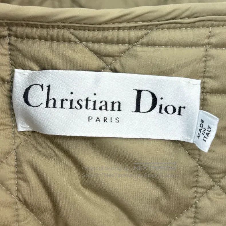 Dior Dior Khaki bee logo diamond hooded cotton suit coat Size S / US 4 / IT 40 - 5 Thumbnail