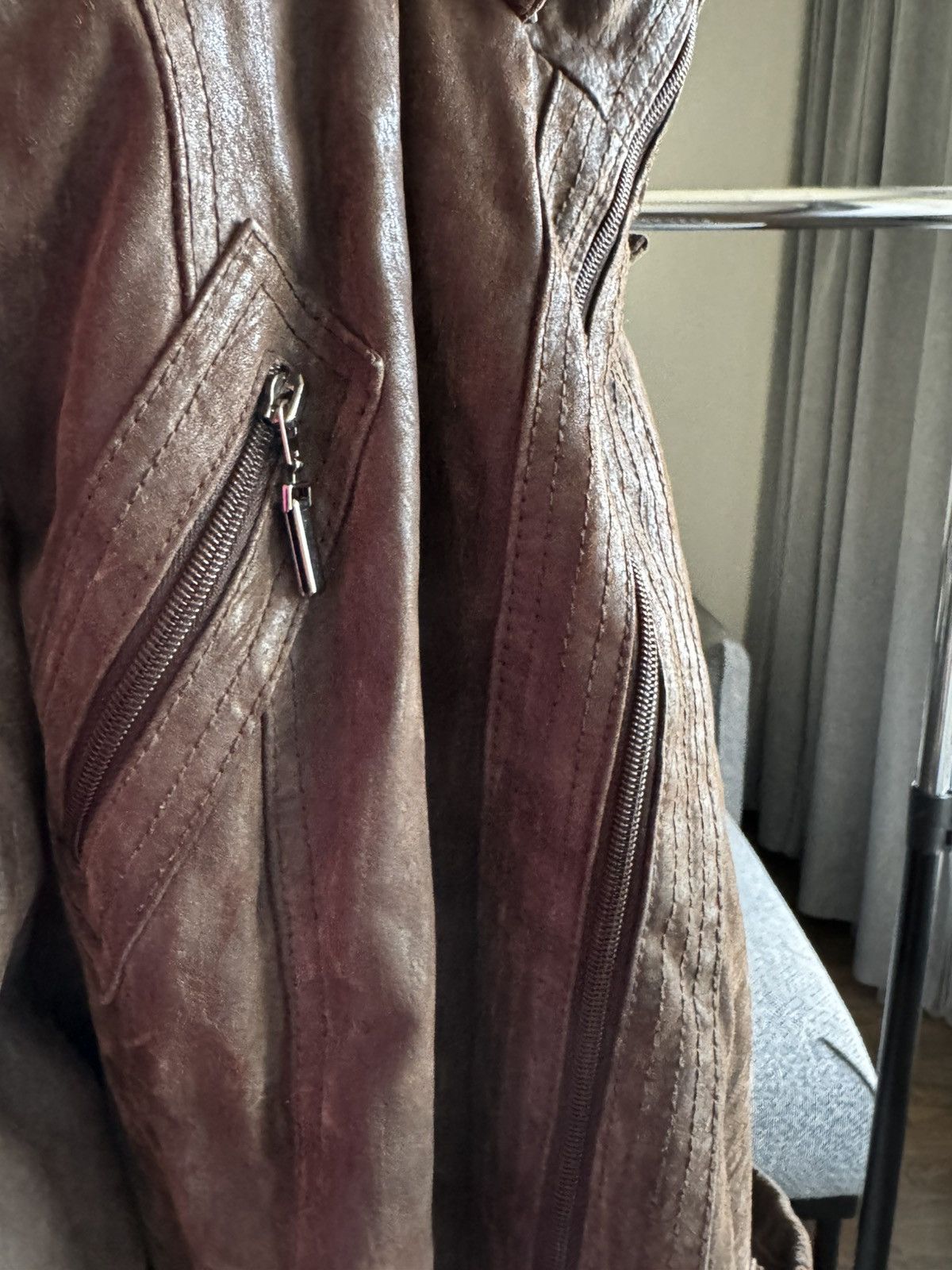 Other Denim Slater “Jessica” Leather Jacket 🖤 Size US XL / EU 56 / 4 - 4 Thumbnail