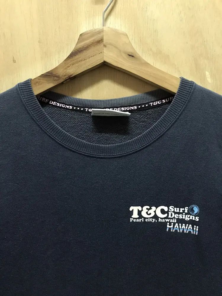 Vintage Vintage T&C Surf Design Faded Sweatshirts Size M / US 6-8 / IT 42-44 - 3 Thumbnail