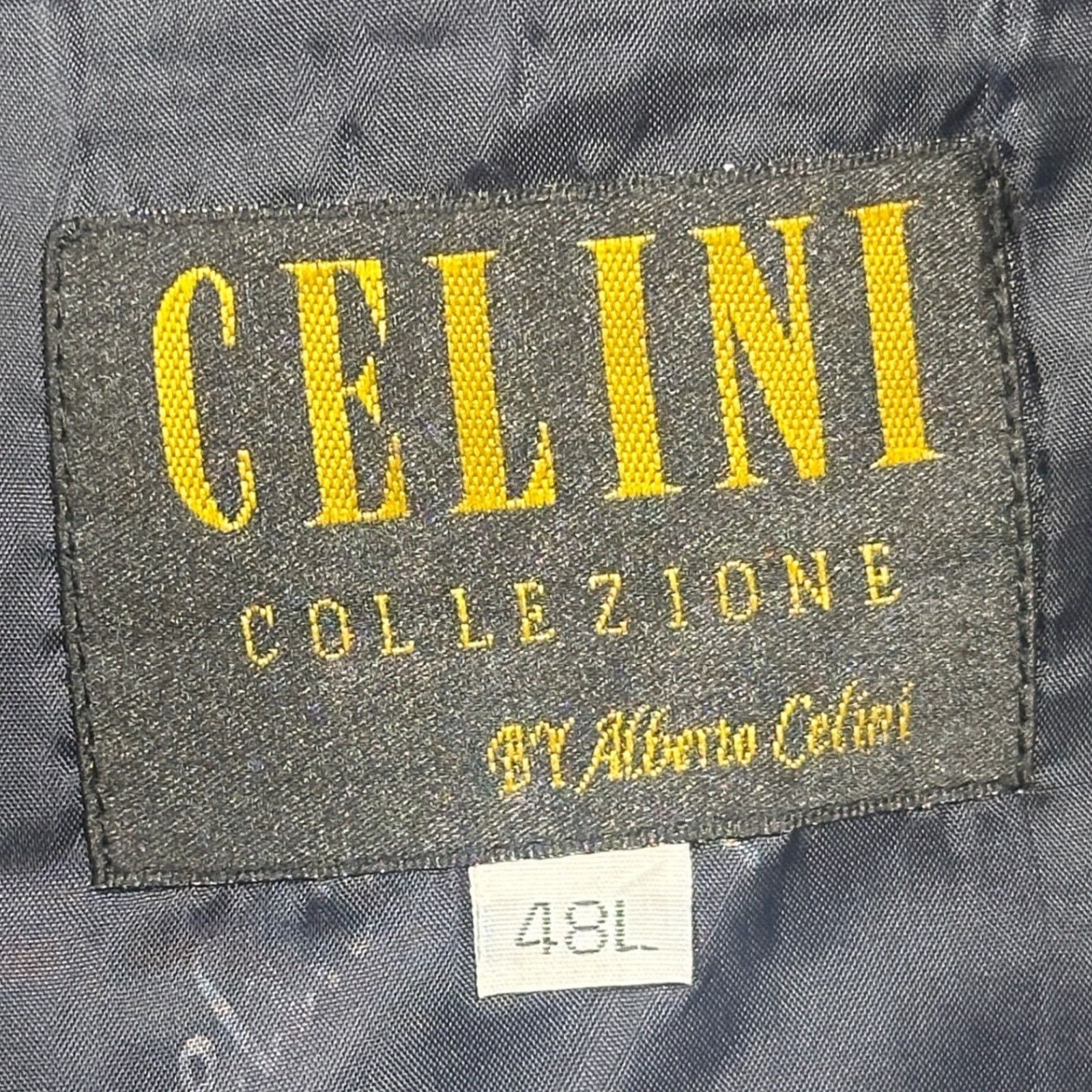 Other Alberto Celini Suit Mens 48L Charcoal Grey 100% Wool 3Button Size 48L - 7 Thumbnail