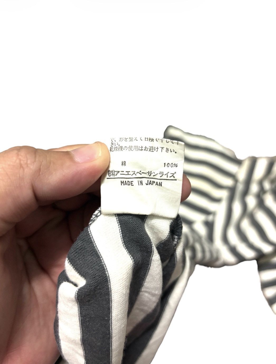 agnes b. VINTAGE AGNES B. STRIPE LONGSLEEVE TEE💥 Size US M / EU 48-50 / 2 - 13 Thumbnail