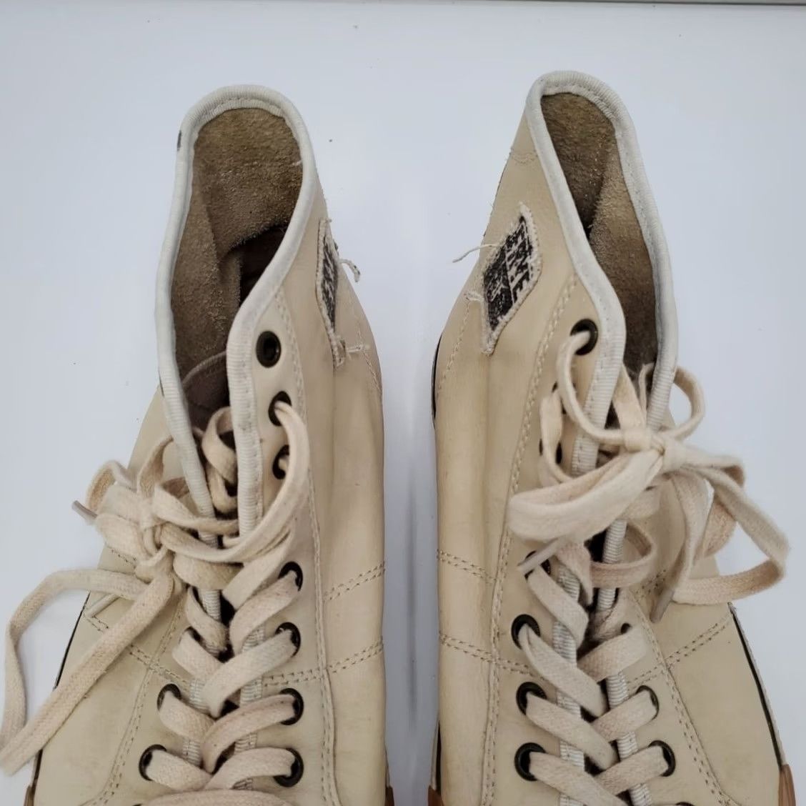 Frye Frye Greene Tall Lace Sneaker Men’s Size 10.5 Brown Leather High Top Casual Cushioned Solid Tan Brown Shoes Size US L / EU 52-54 / 3 - 6 Thumbnail