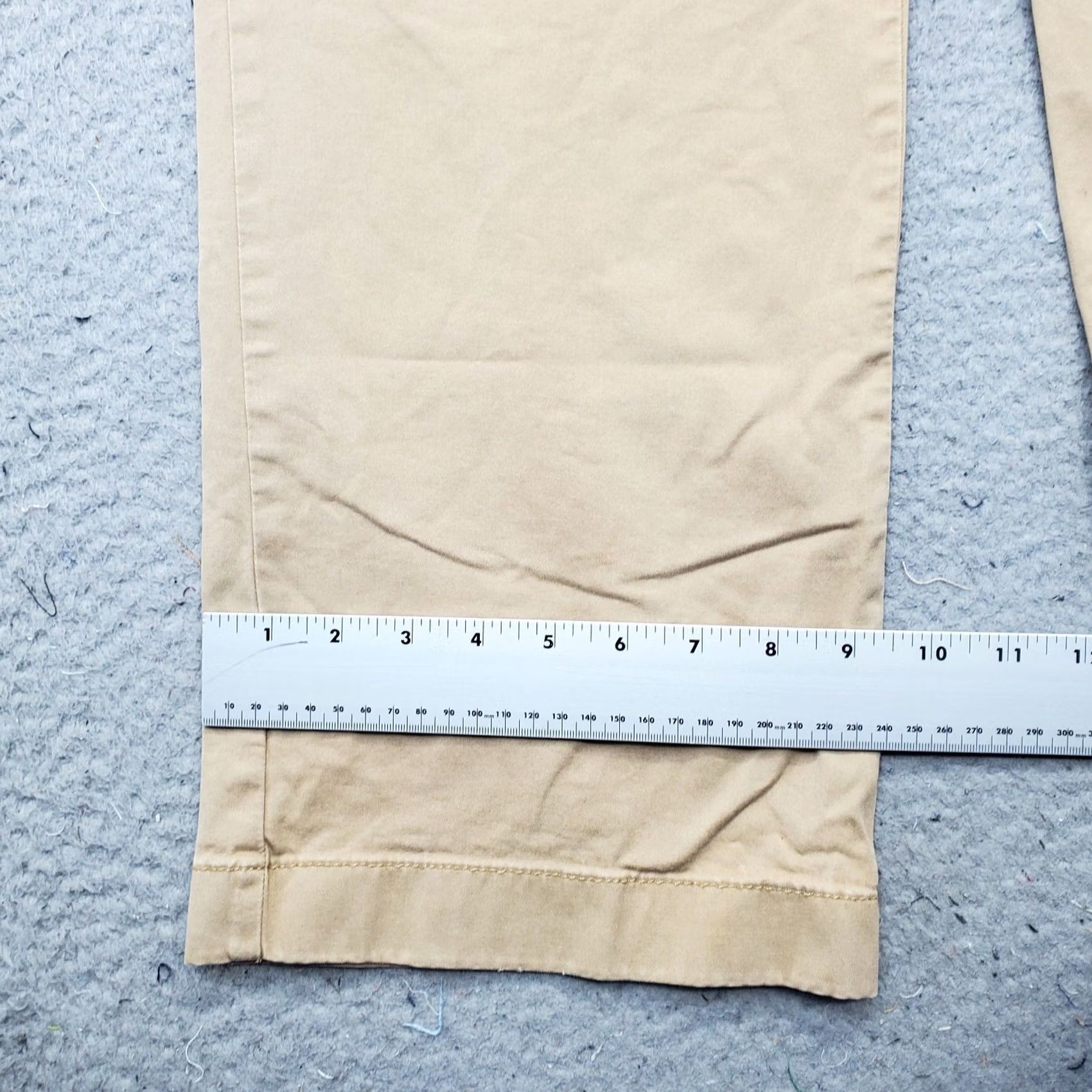 Vintage L.L. Bean Chino Pants Mens 44 Tan Cotton Slacks Stretch Low Waist Standard Fit Pants Size US 44 / EU 60 - 5 Thumbnail