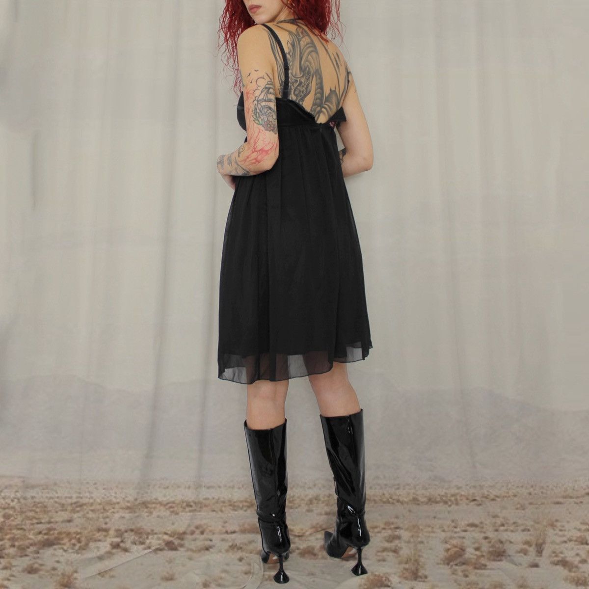 Other 🌺BLACK BABYDOLL DRESS🌺 Size XS / US 0-2 / IT 36-38 - 3 Thumbnail