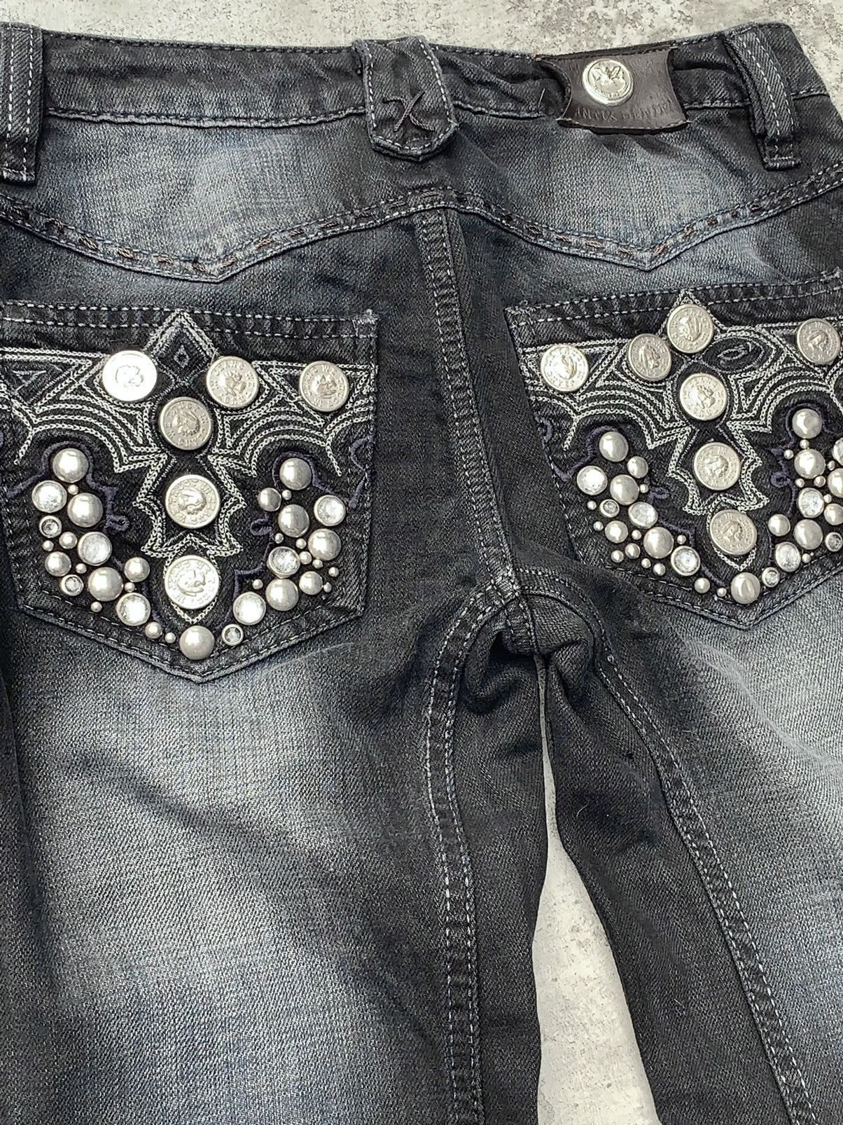 Japanese Brand ANTIK DENIM distressed coin flare jeans Size US 26 / EU 42 - 10 Thumbnail