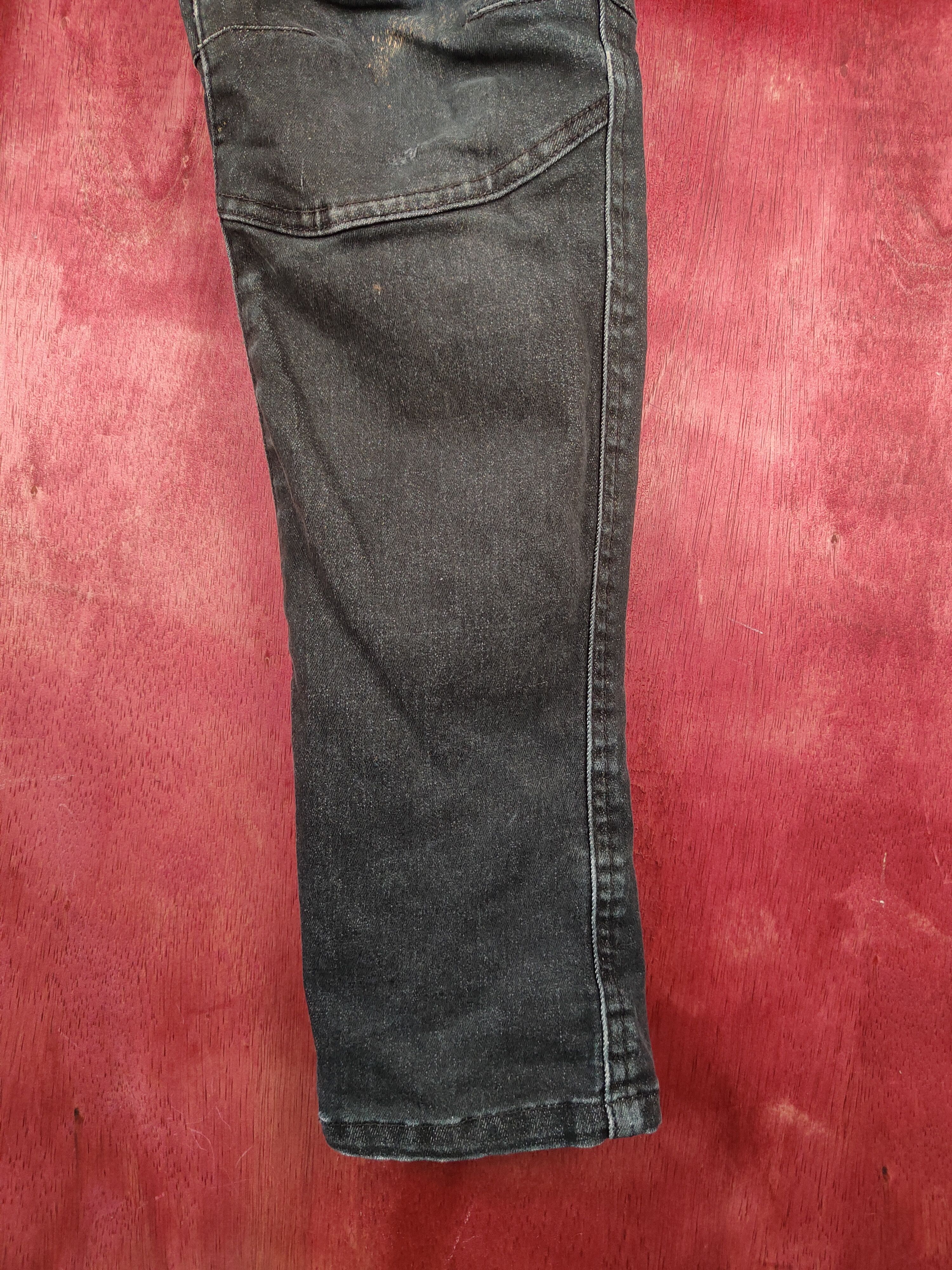 Japanese Brand I'z Frontier Black Distressed Cargo Pants N#S18 Size US 30 / EU 46 - 7 Thumbnail