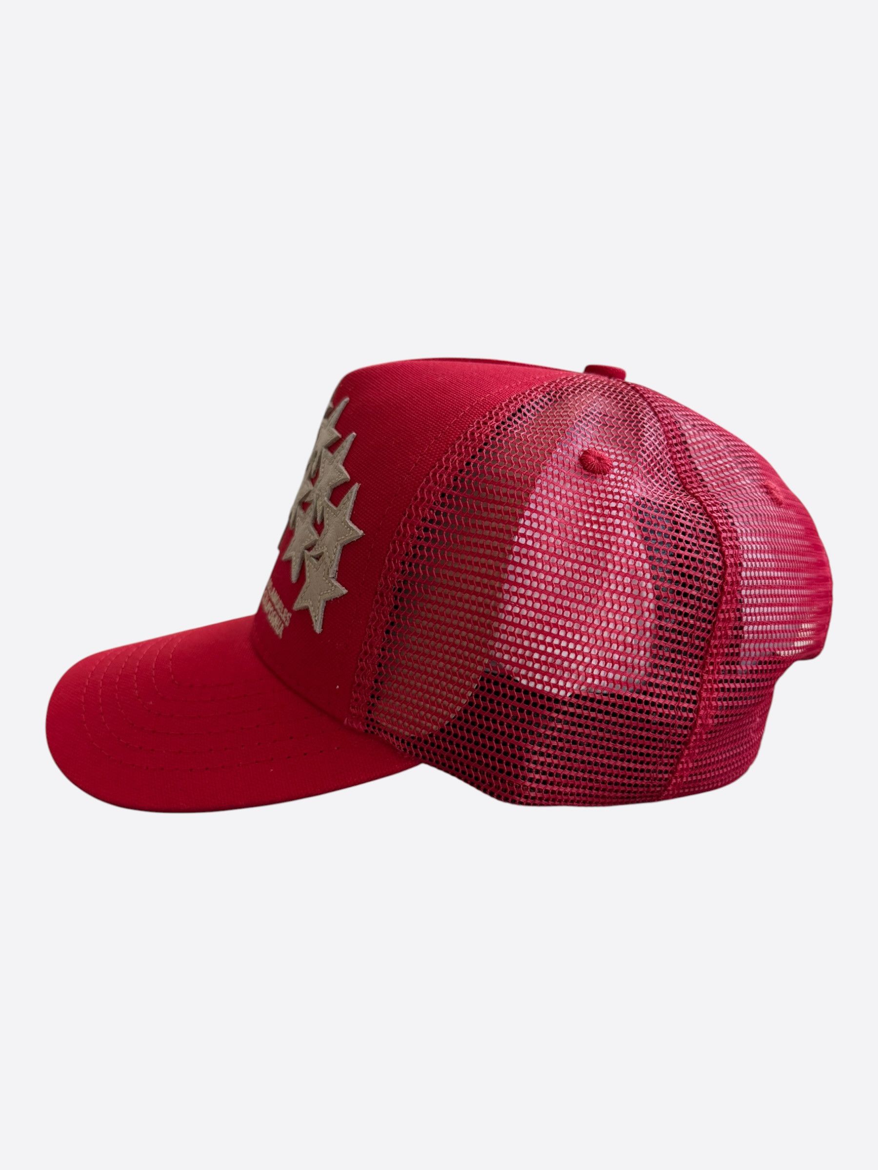 Amiri Amiri Red & White Stars Trucker Hat Size ONE SIZE - 4 Thumbnail